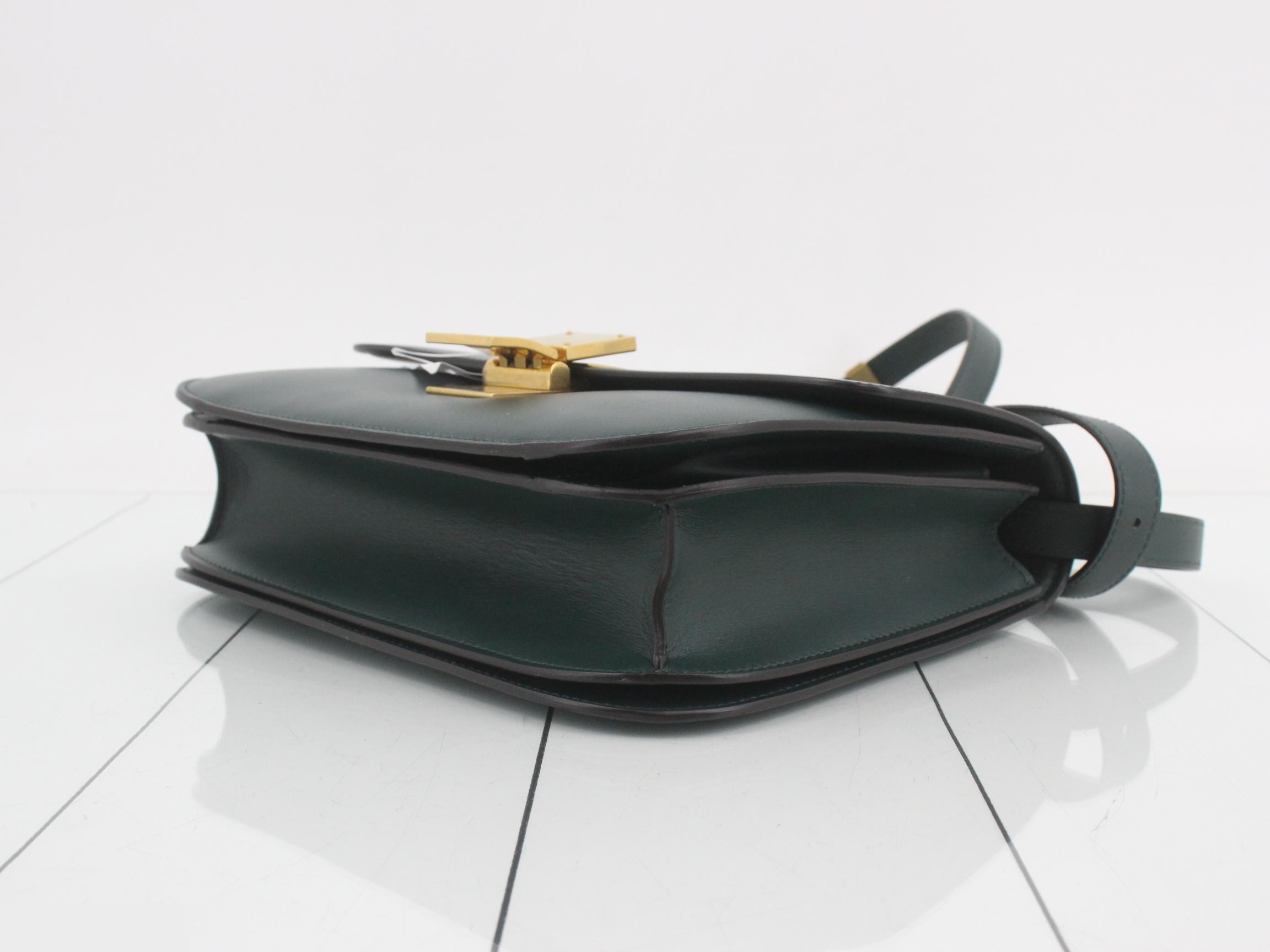 Classic Box Shoulder Bag, Green — view 6