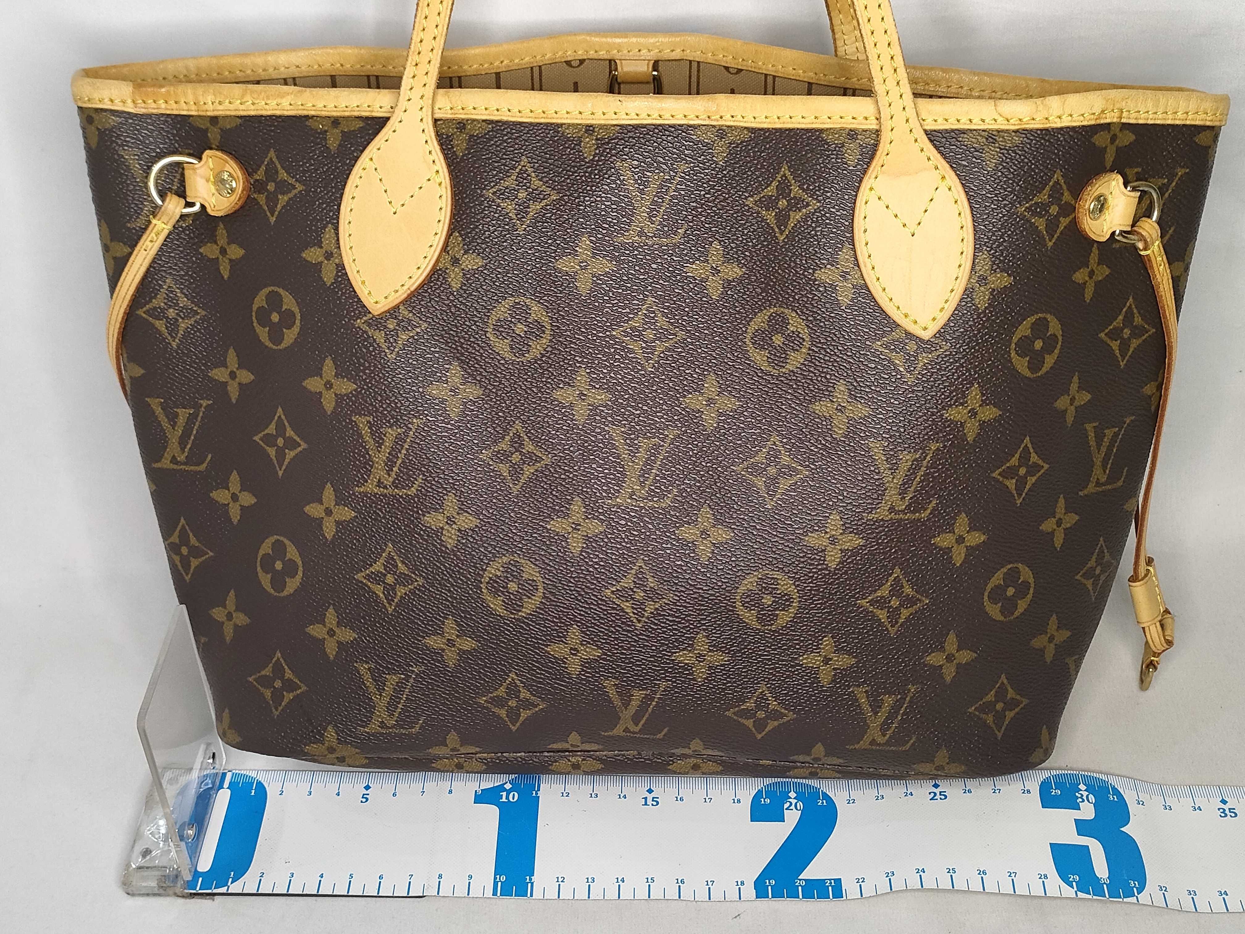Monogram Neverfull PM M40155 TH3007 Brown Tote Bag — view 2