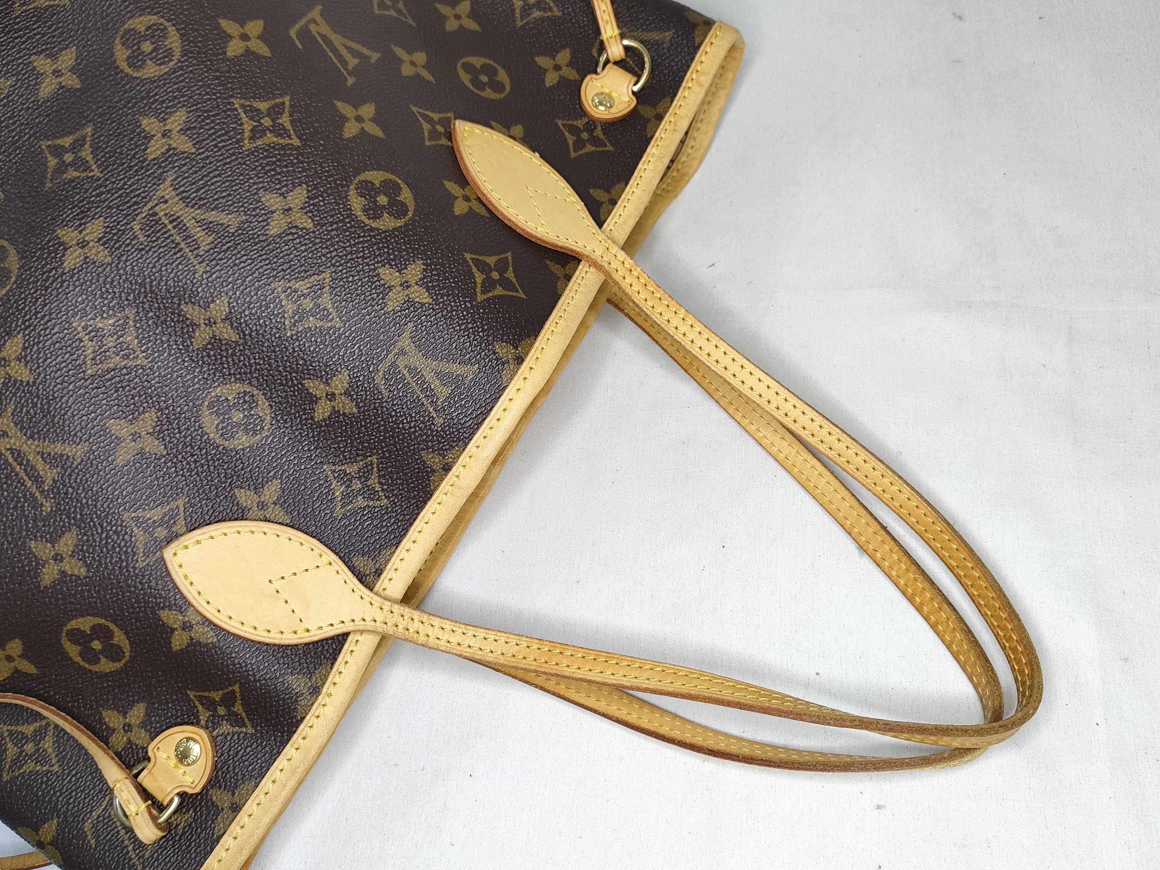 Monogram Neverfull PM M40155 TH3007 Brown Tote Bag — view 3