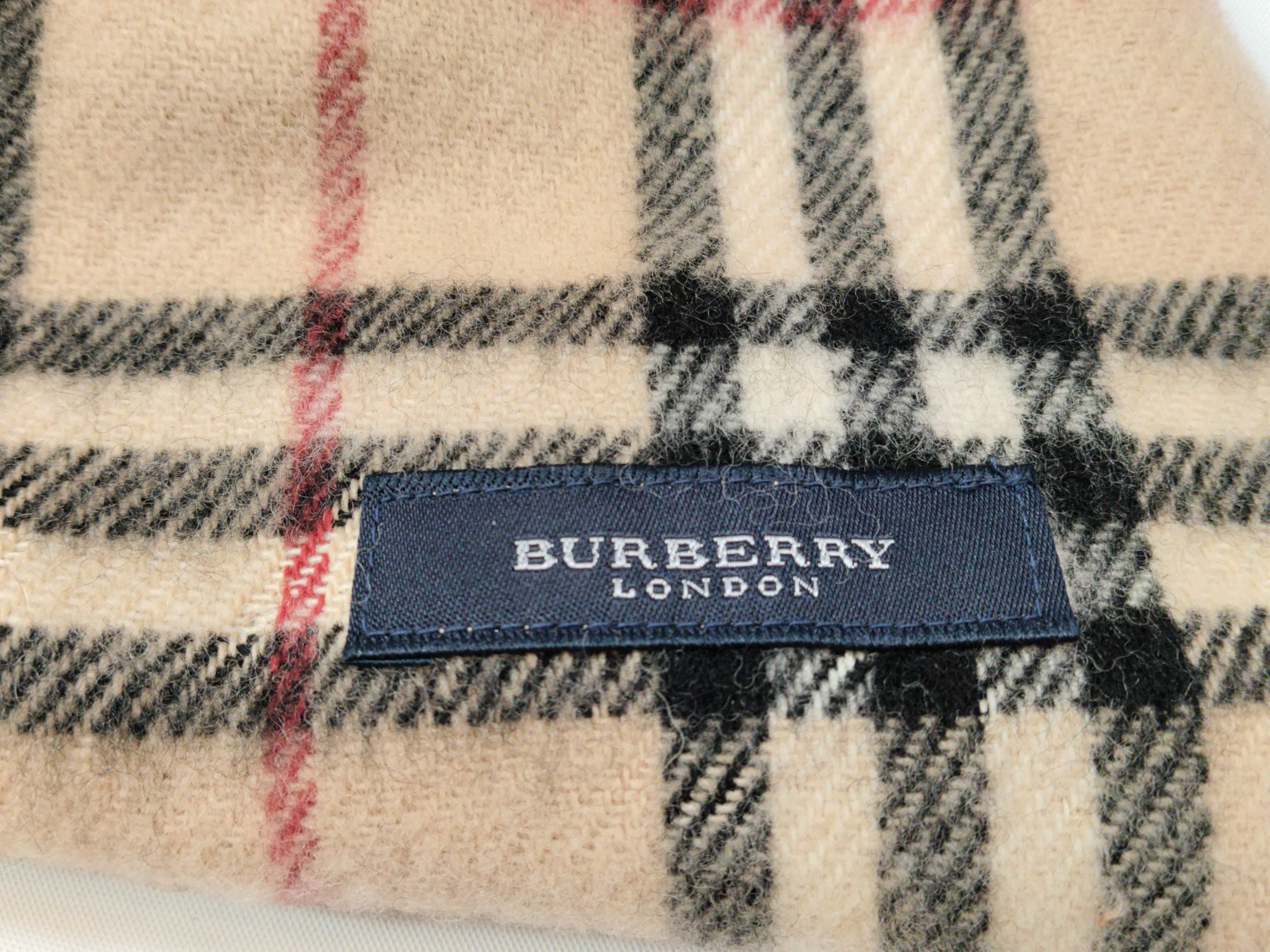 Nova Check Beige Shawl, Throw, and Other Accessories — view 4
