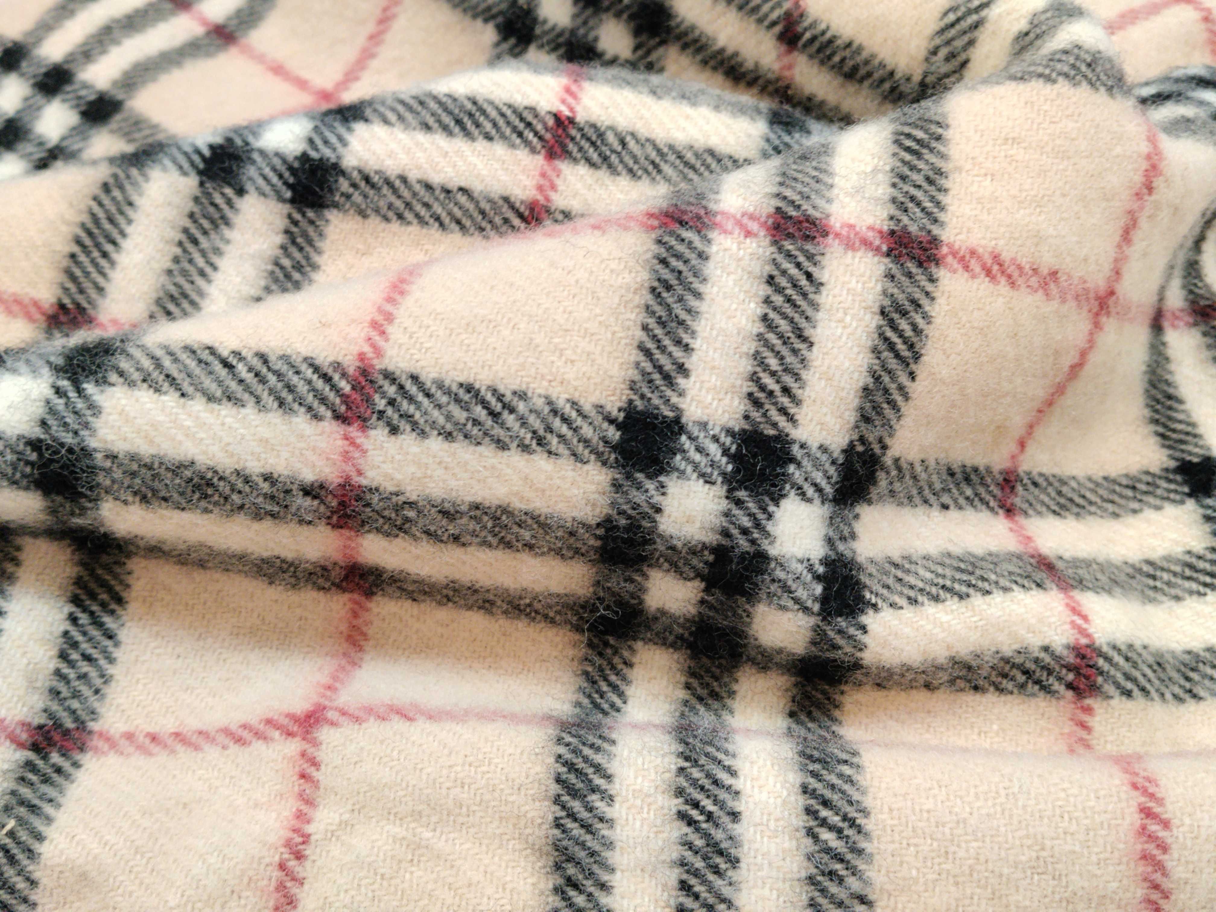 Nova Check Beige Shawl, Throw, and Other Accessories — view 9