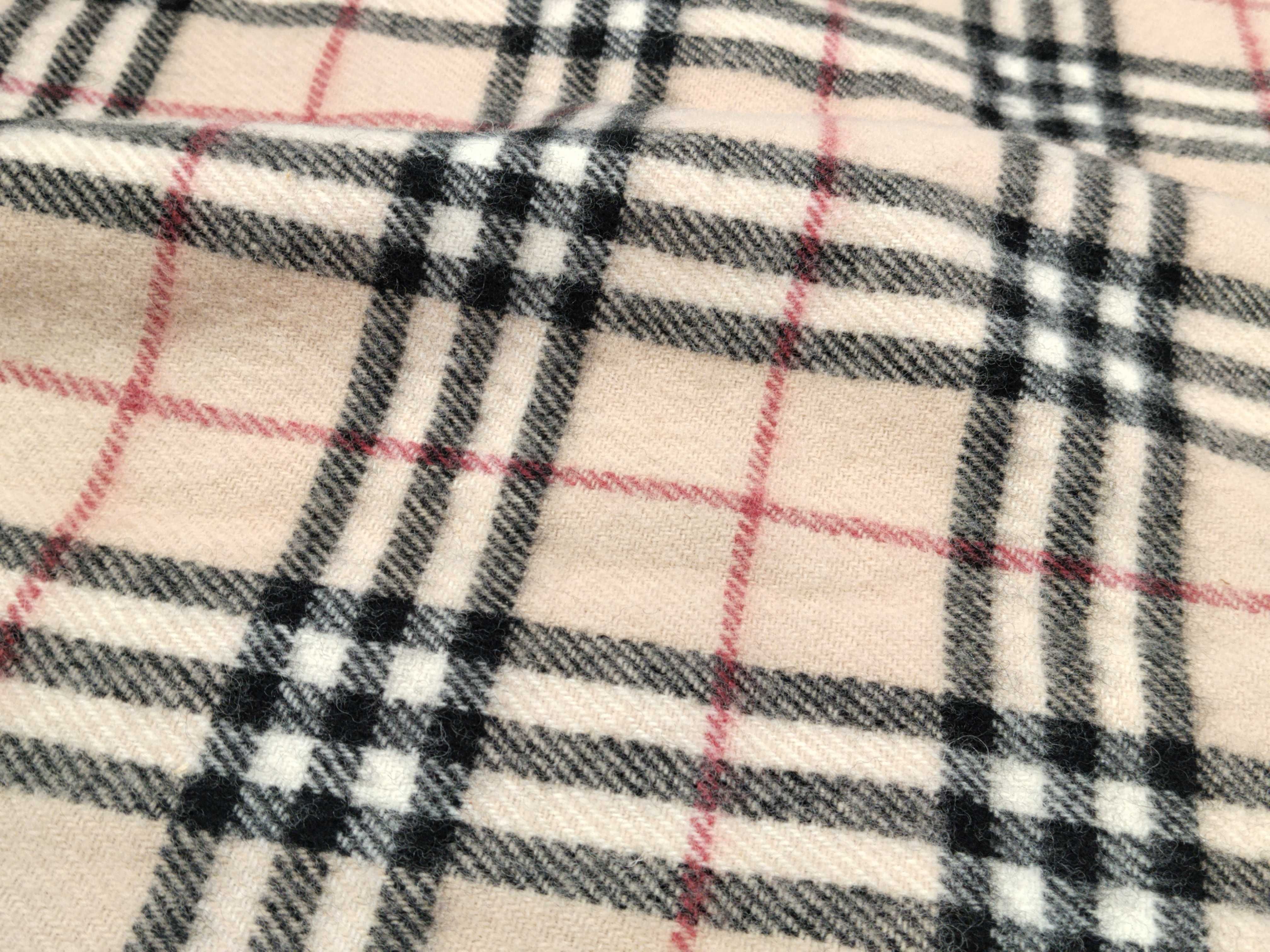Nova Check Beige Shawl, Throw, and Other Accessories — view 10