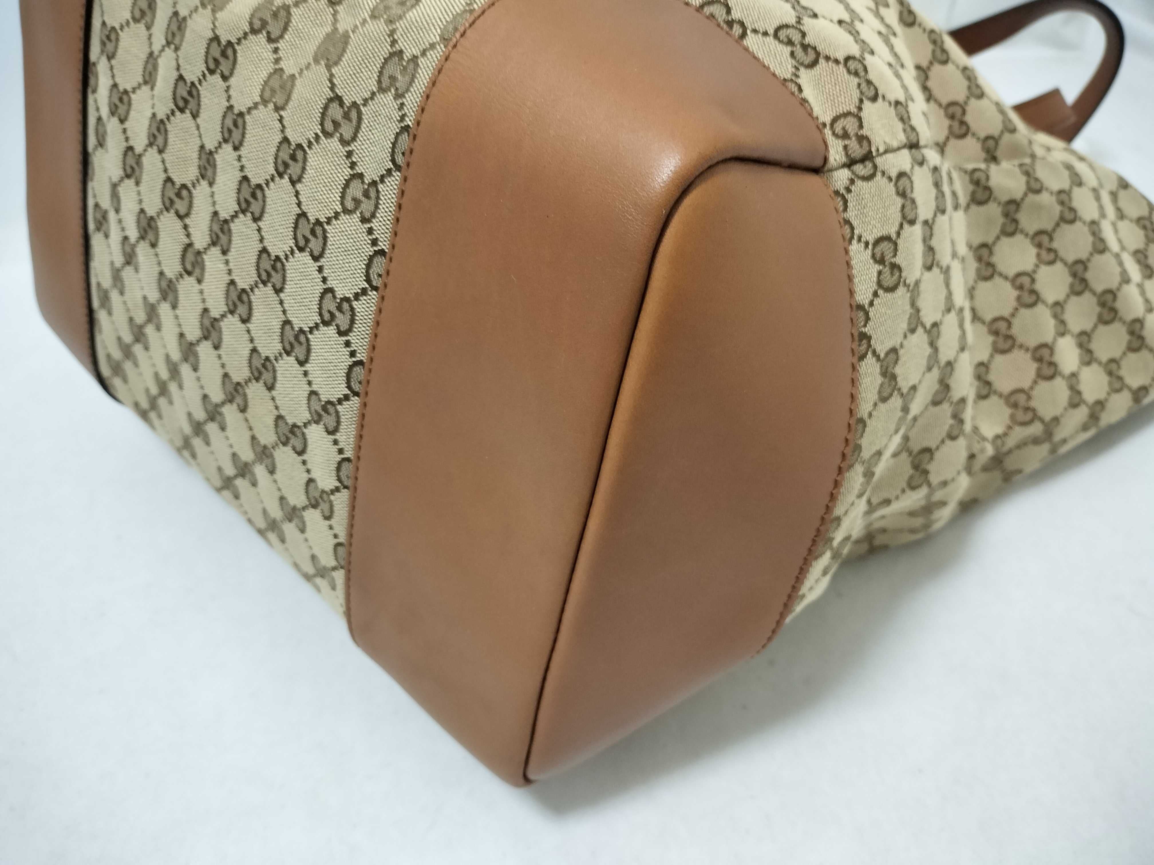 GG Canvas Tote Bag, Brown, 308927 002123 Tote Bag — view 6