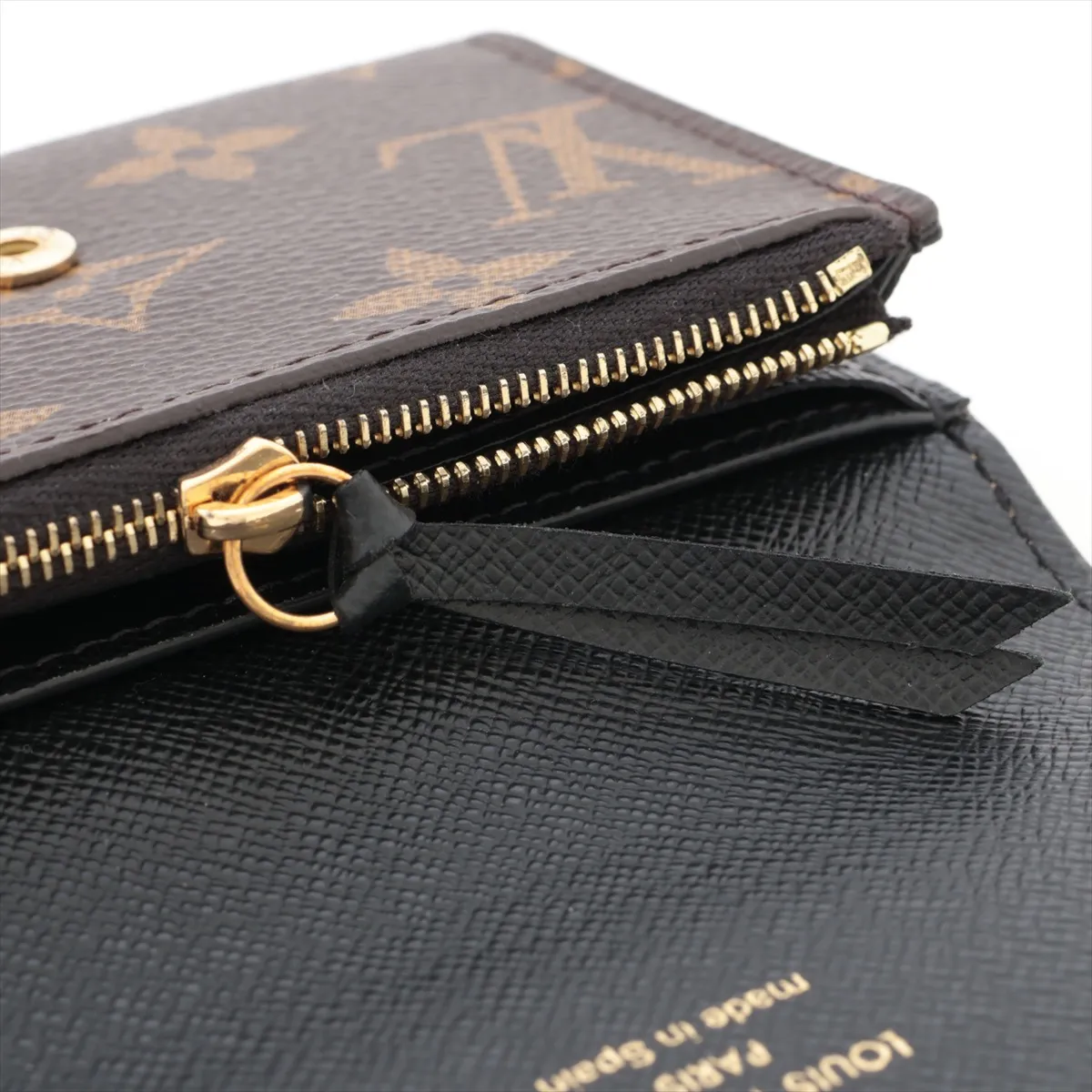 Monogram Reverse Portemonnaie Rosalie M82333 Brown Coin Case — view 7
