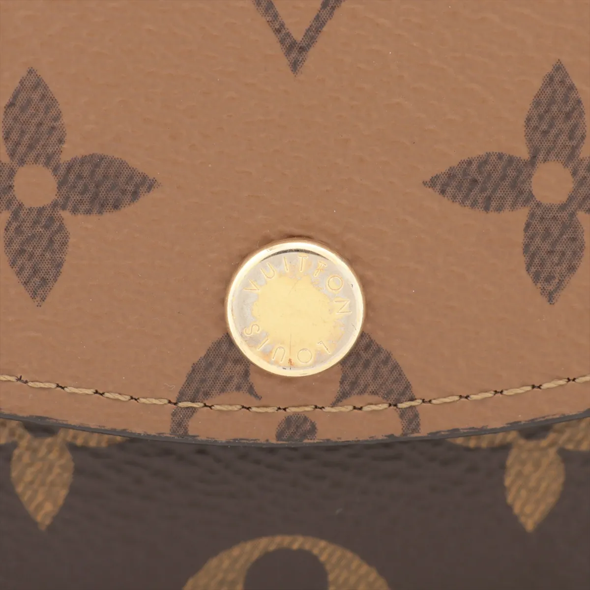 Monogram Reverse Portemonnaie Rosalie M82333 Brown Coin Case — view 8