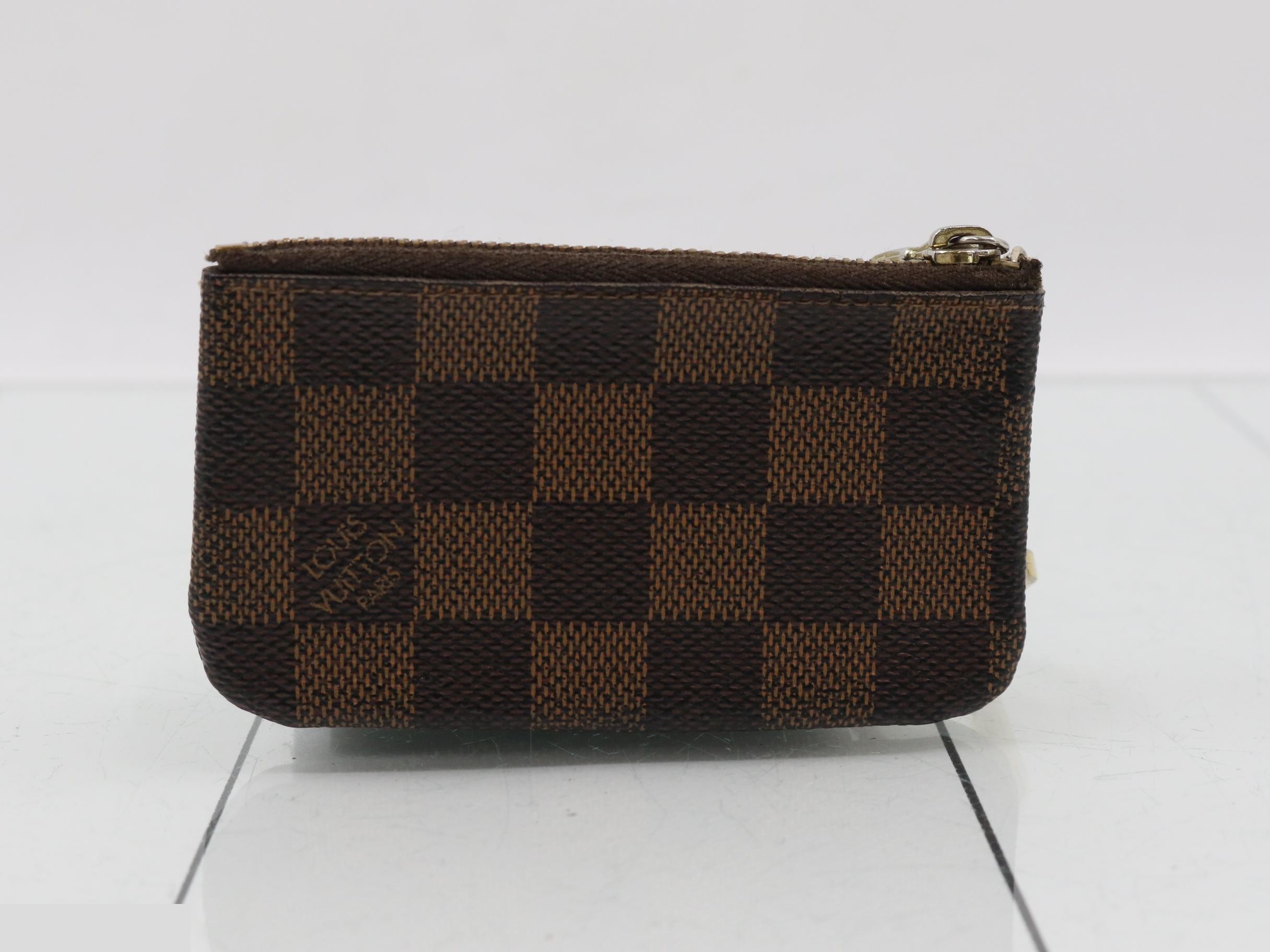 Pochette Clé coin purse, Damier Ebene — view 2