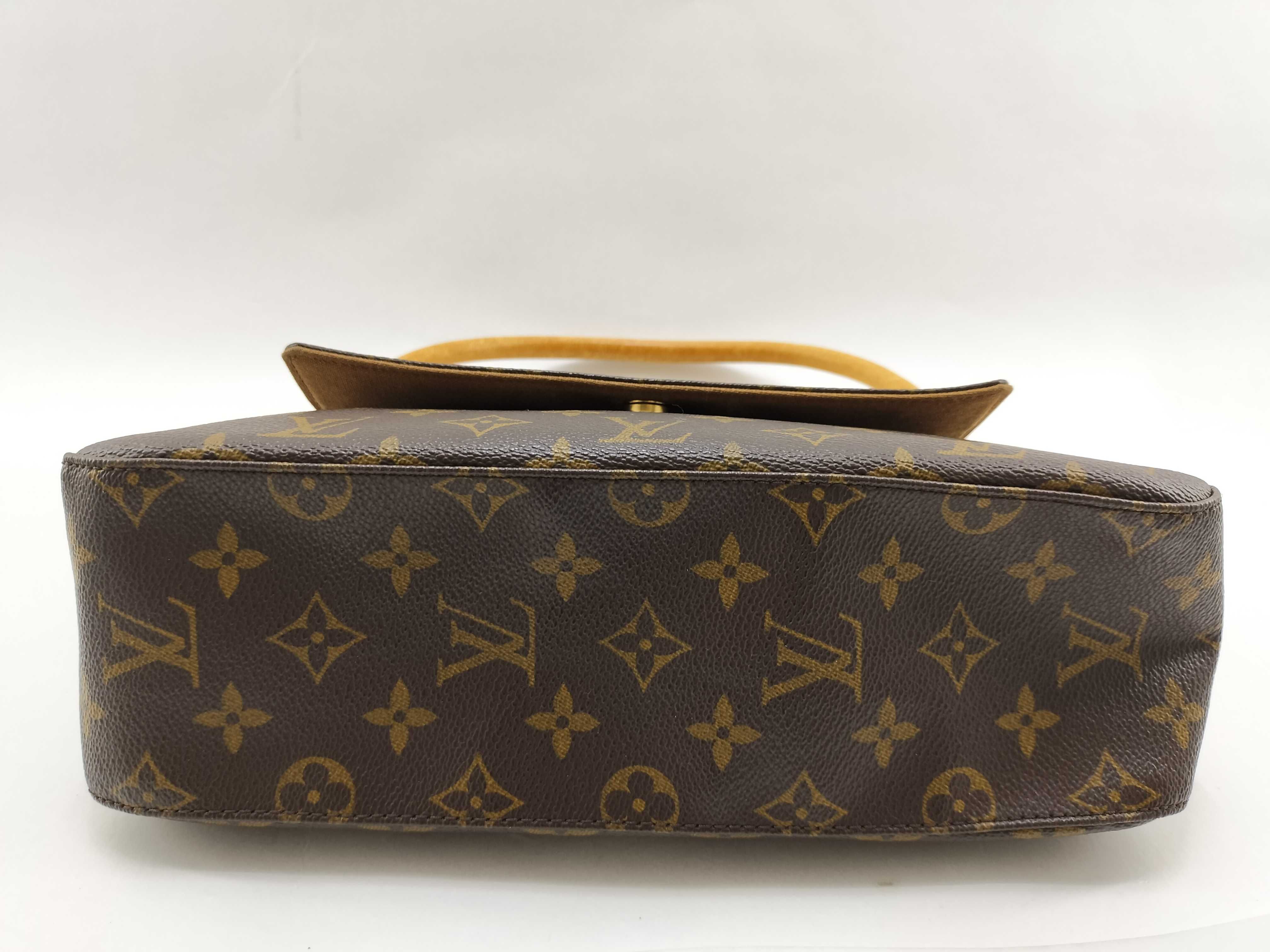Monogram Mini Looping M51147 Brown Shoulder Bag — view 3