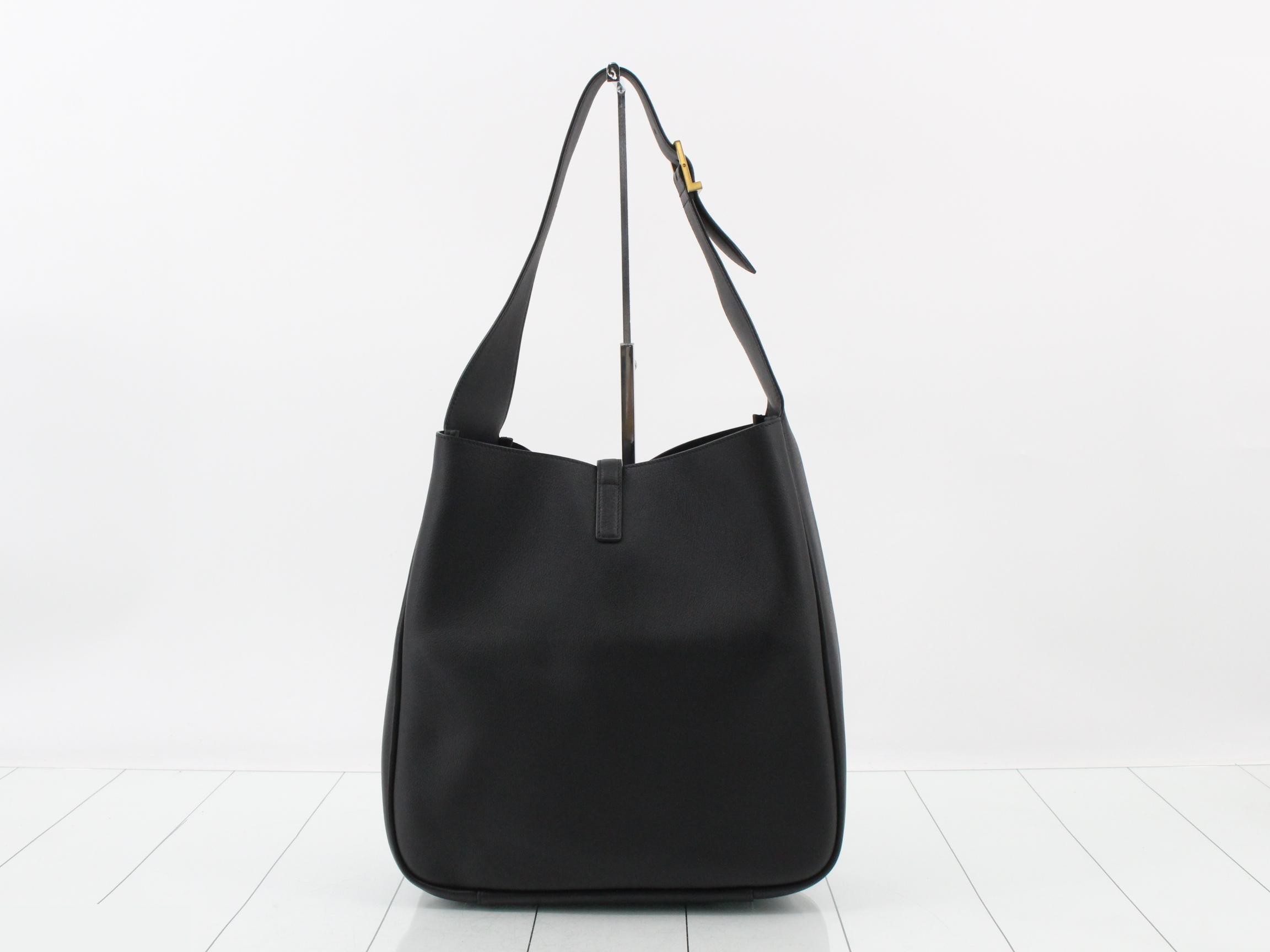 Hobo Large Leather One-Shoulder Bag — view 2
