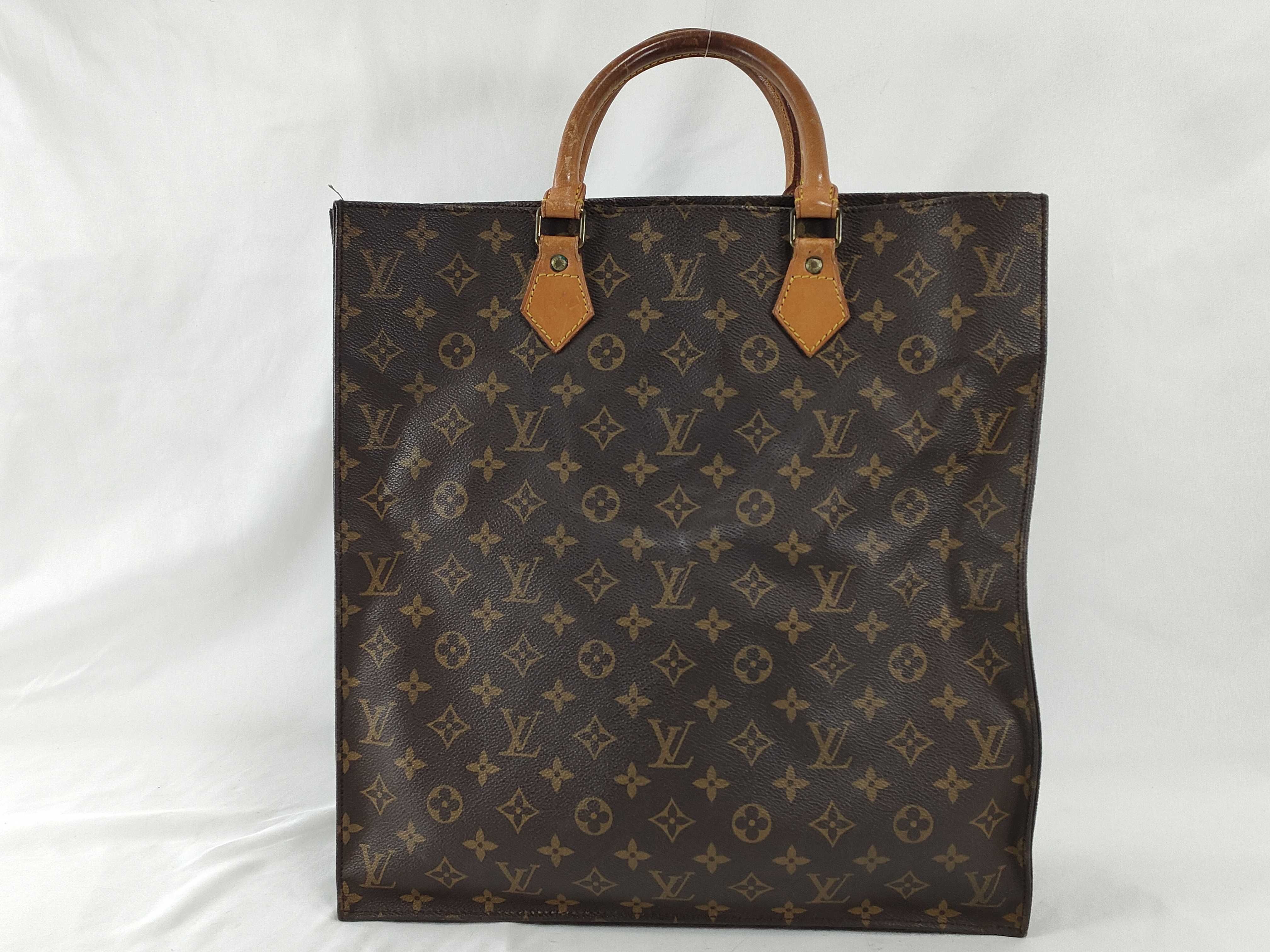Monogram Sac Plat Tote Bag M51140 (Serial Number Unknown)