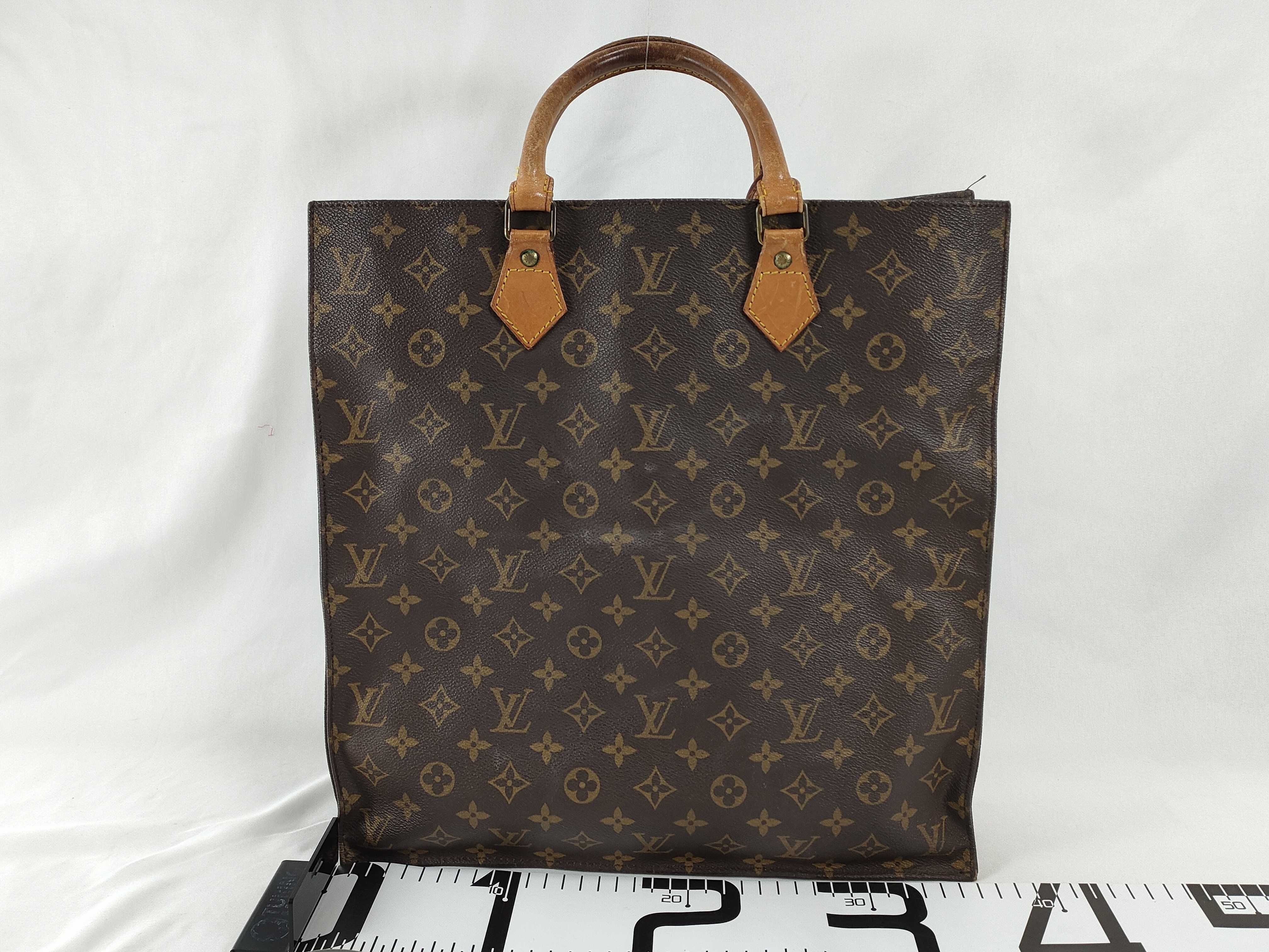 Monogram Sac Plat Tote Bag M51140 (Serial Number Unknown) — view 2