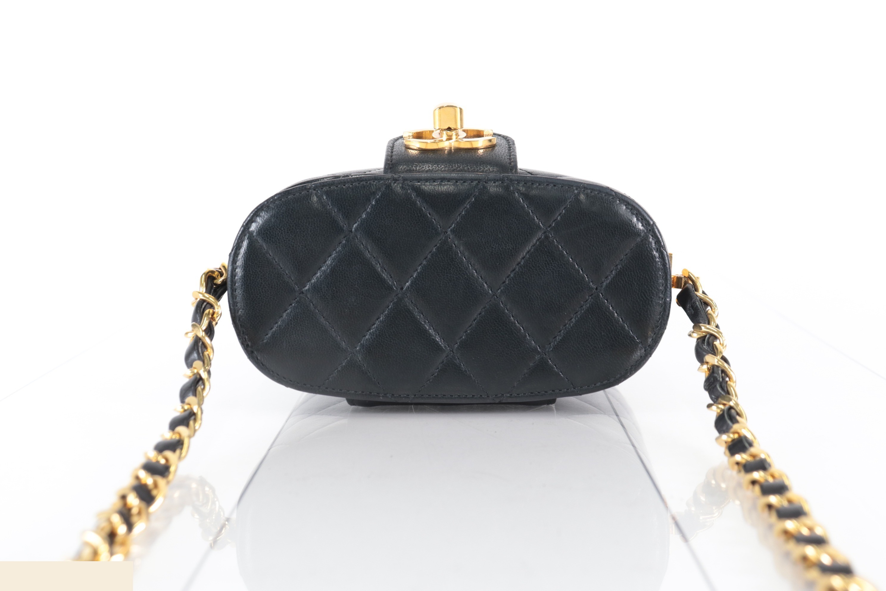 Lamb Vanity Shoulder Bag with Mirror, Unit #2 — view 6