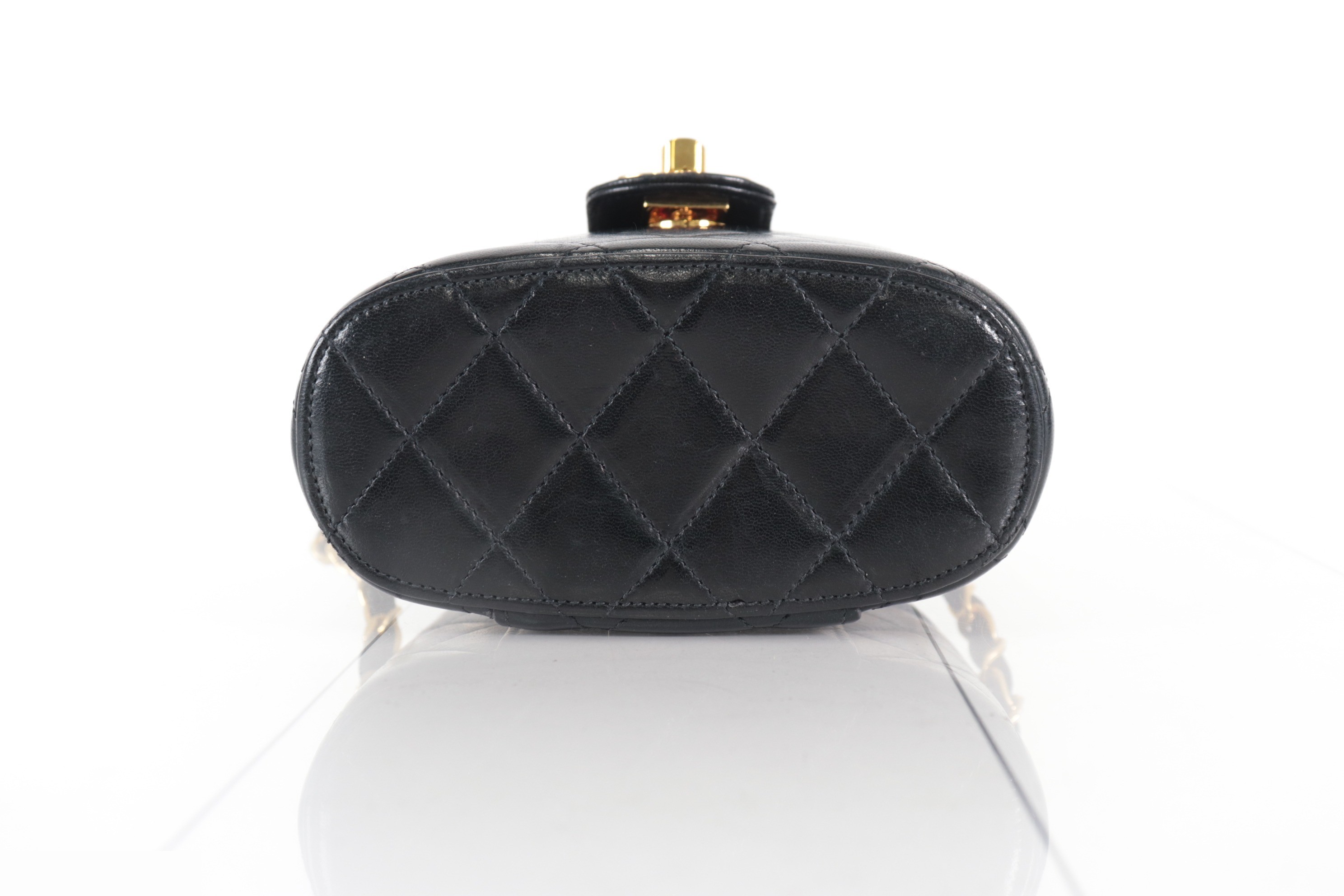 Lamb Vanity Shoulder Bag with Mirror, Unit #2 — view 7