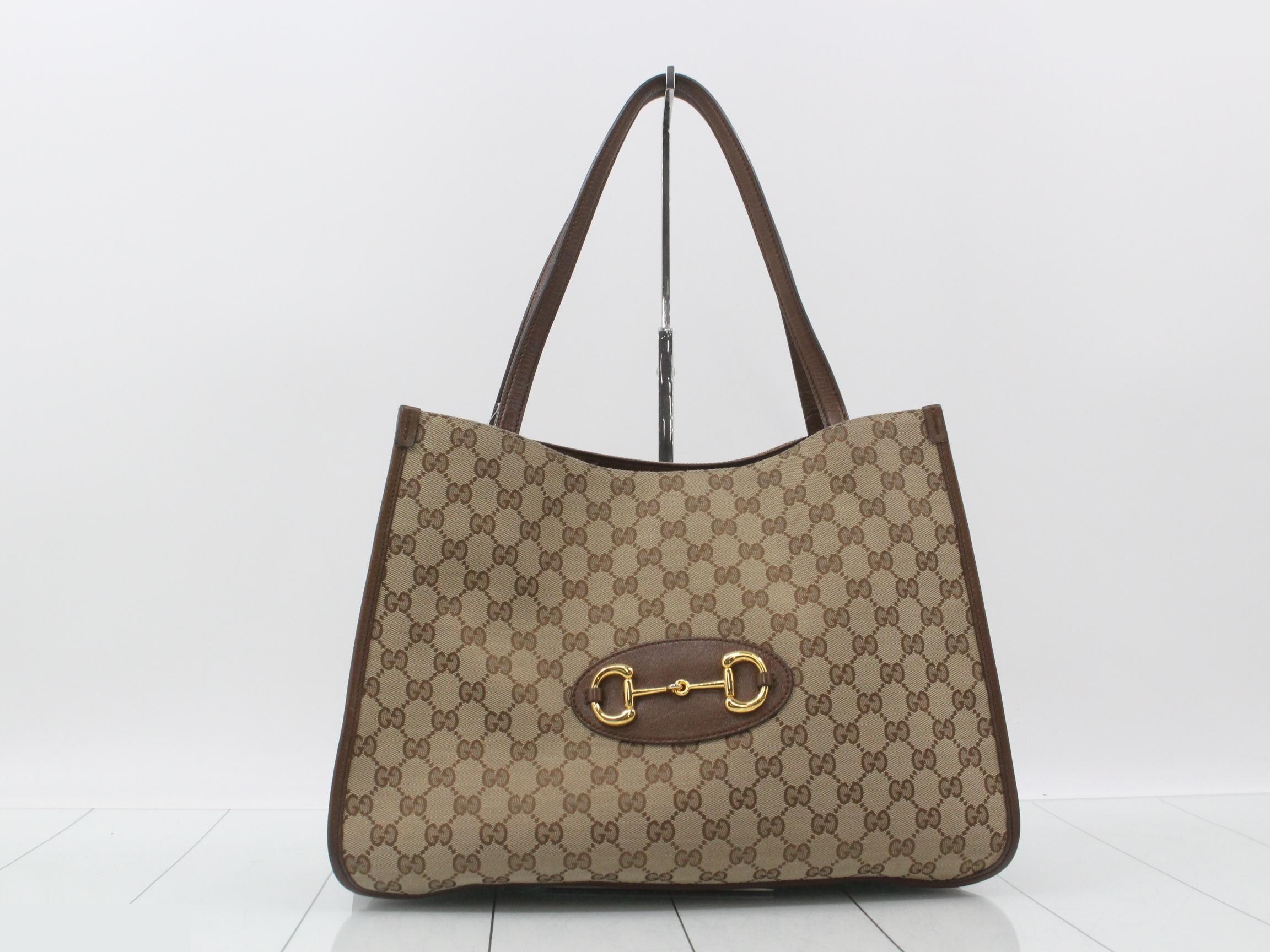 GG Canvas Horsebit Tote Bag