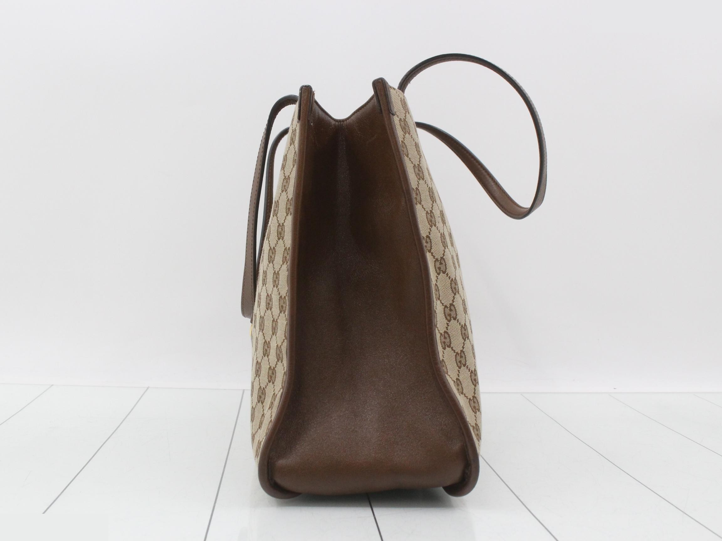 GG Canvas Horsebit Tote Bag — view 3