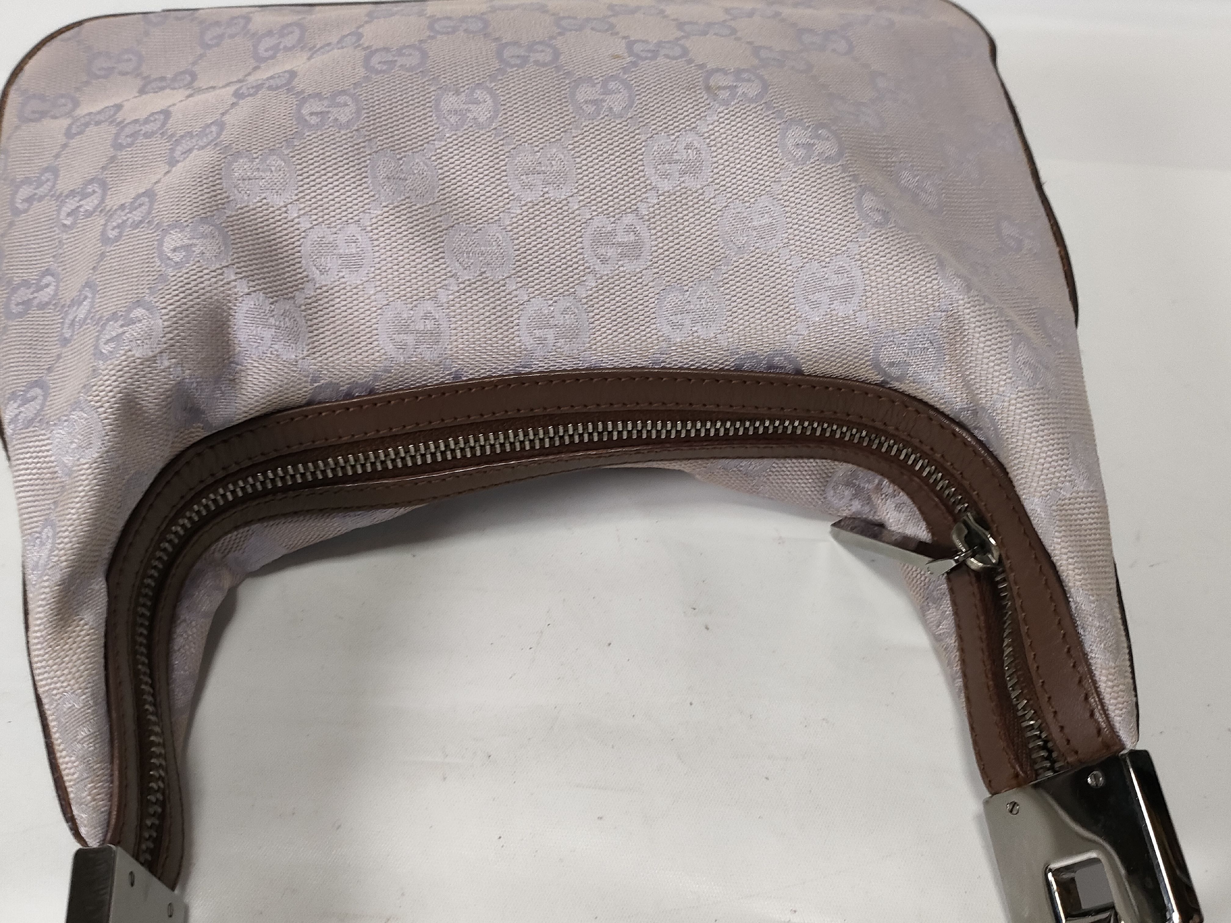 01233 One-Shoulder Bag GG Canvas Purple Brown with Dust Bag Shoulder Bag — view 8
