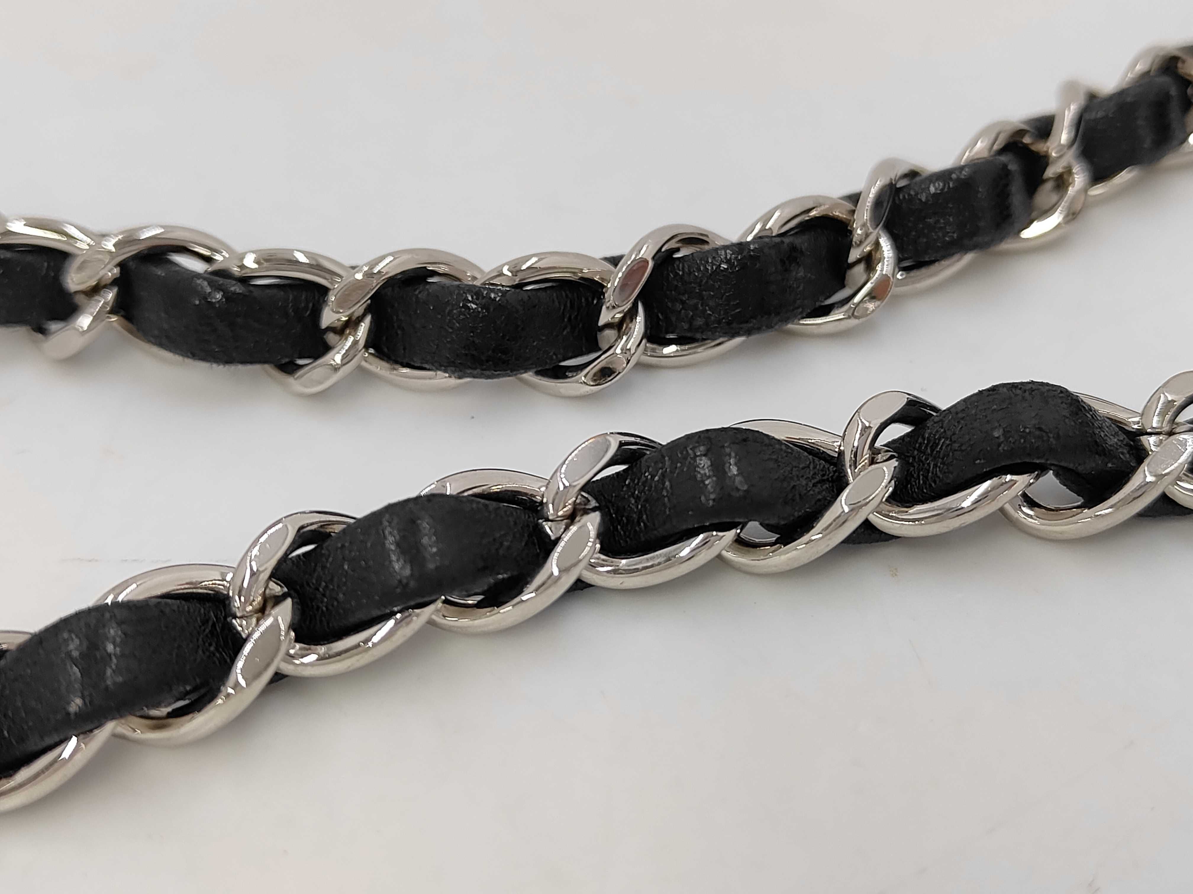 Mini Matelassé 17 Lambskin Black Silver Hardware Shoulder Bag — view 5
