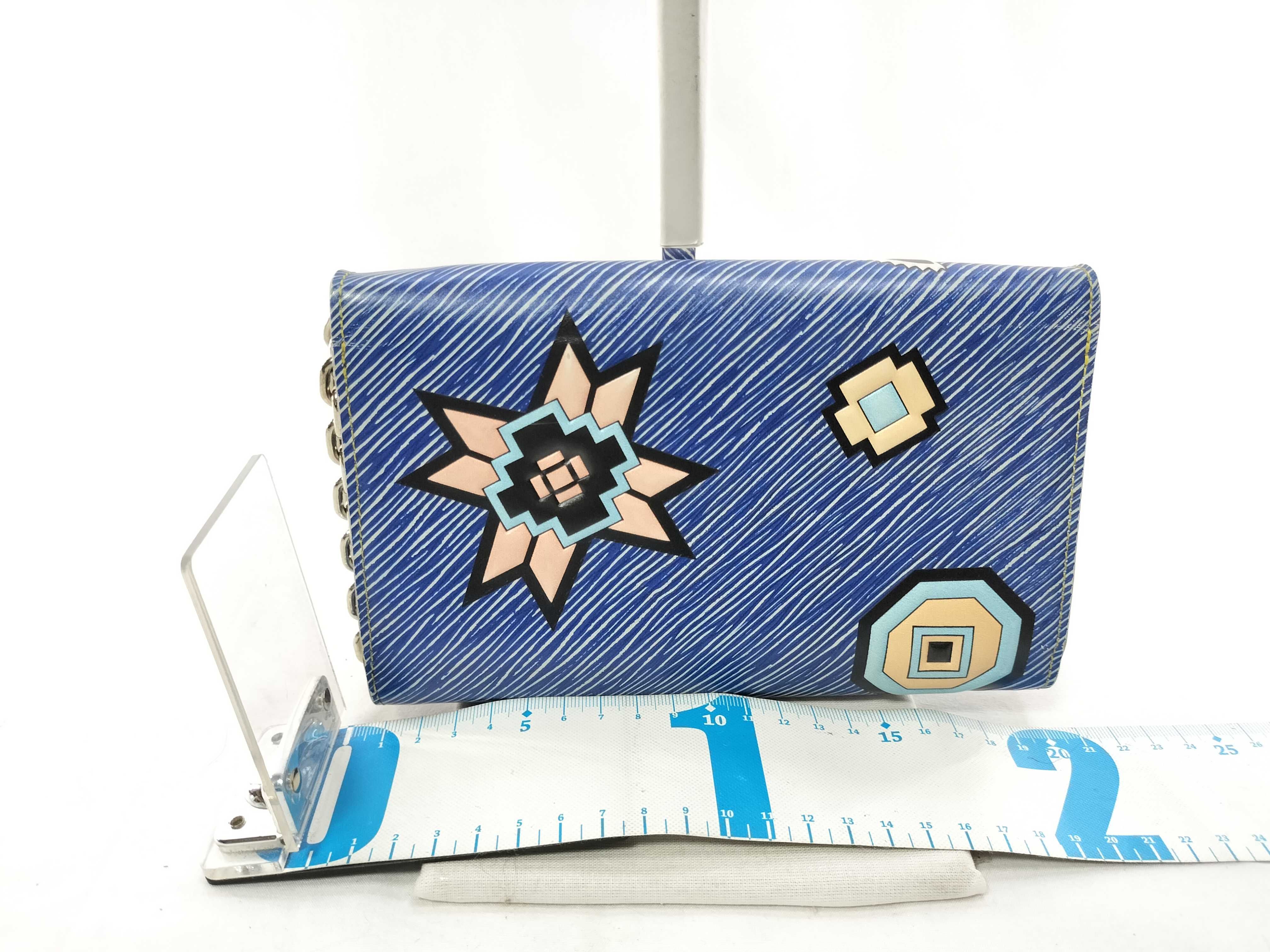 Twist MM Epi Denim Leather Shoulder Bag — view 2