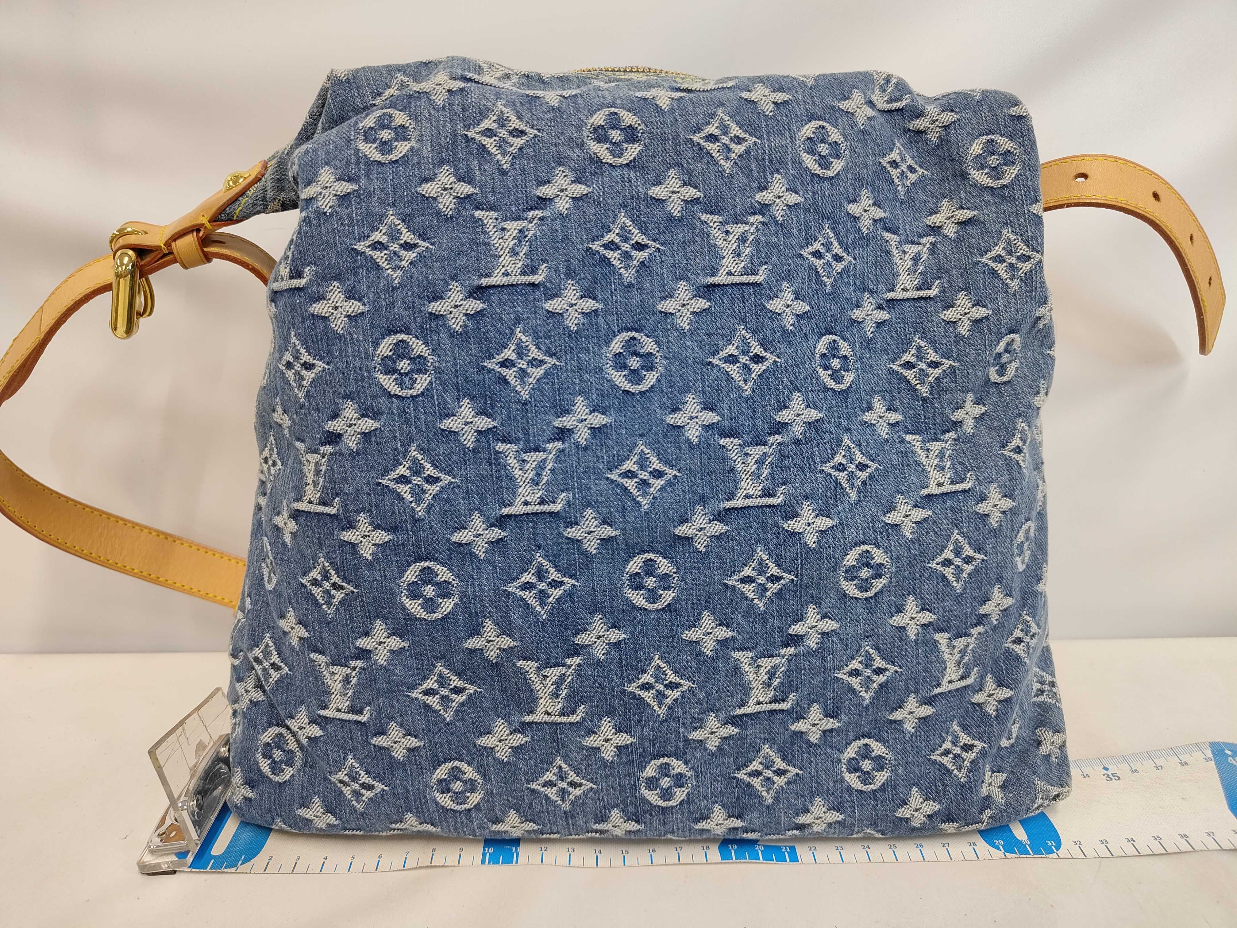 Monogram Denim Baggy GM Shoulder Bag — view 2