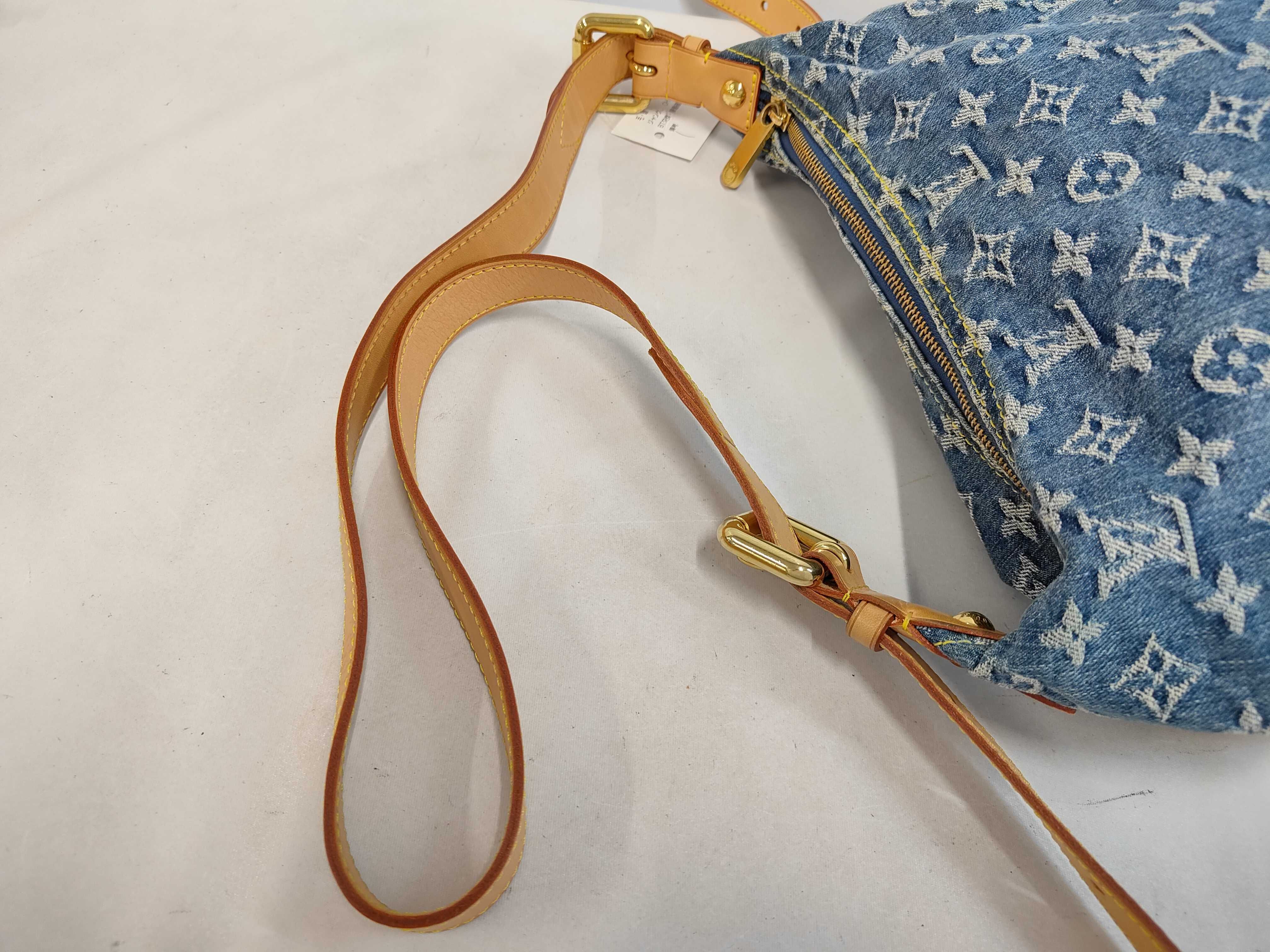 Monogram Denim Baggy GM Shoulder Bag — view 5