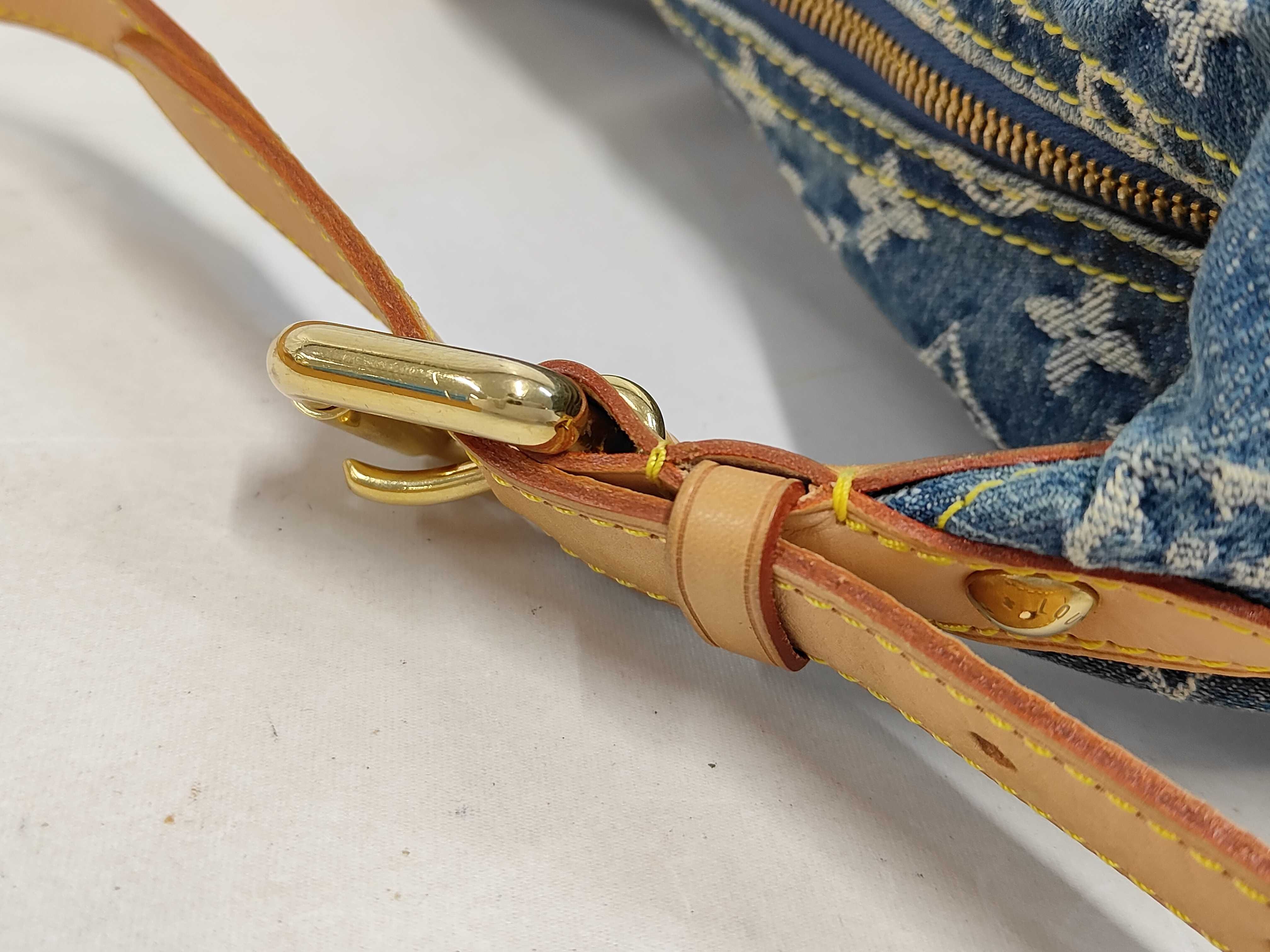 Monogram Denim Baggy GM Shoulder Bag — view 7