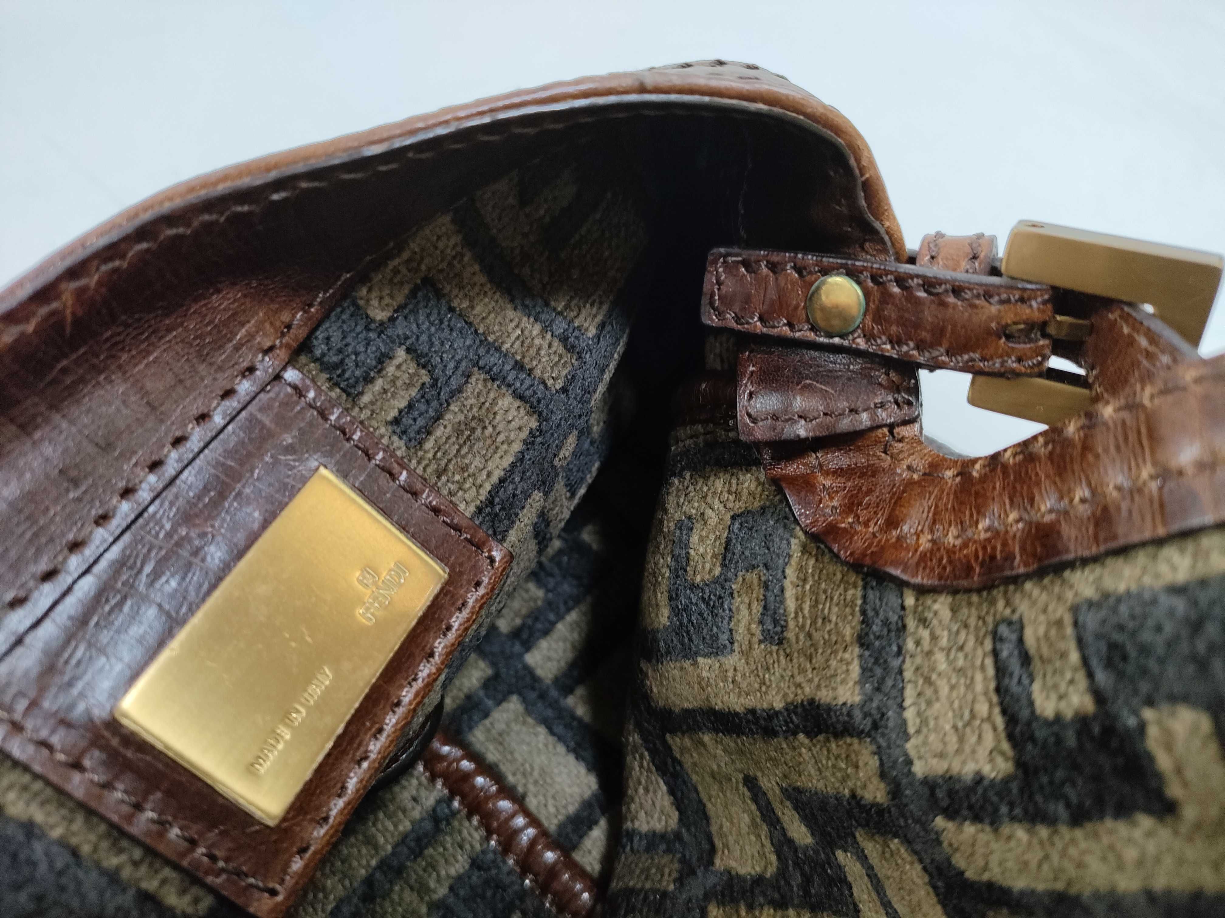Mamma Fendi Handbag Mamma Bucket Zucca Tag Bag Handbag — view 10