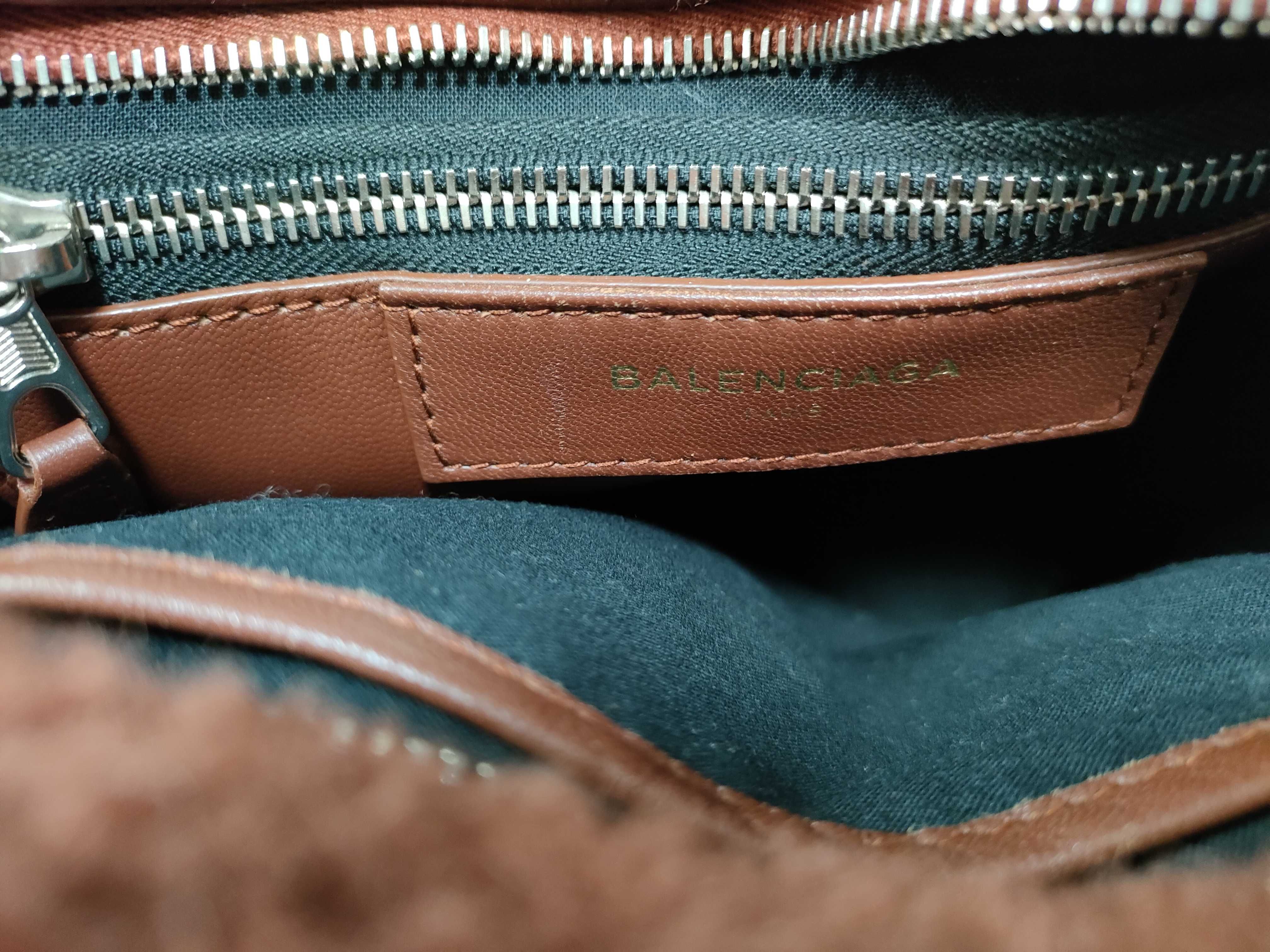 Bazaar Shopper Shearling Leather Boa Fur Fleece Tote Bag Handbag Tote Bag — view 14