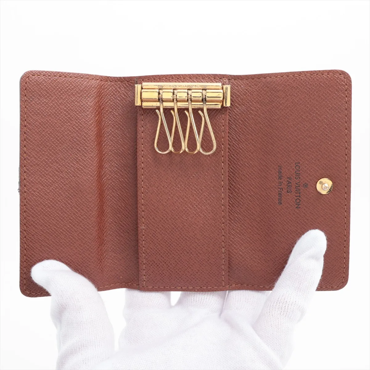 Monogram Multicles 4 M62631 CT2104 Brown Key Case — view 4