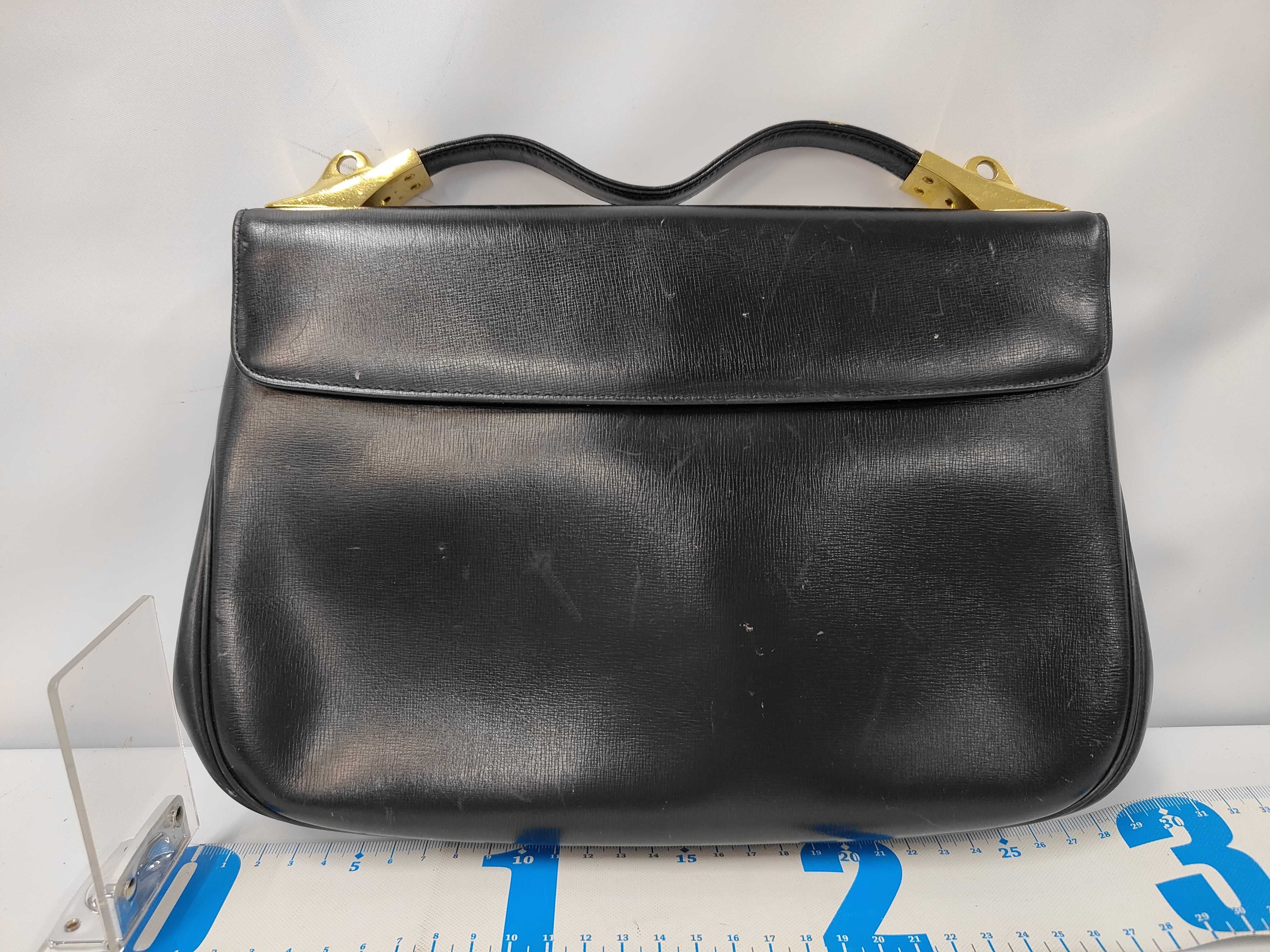 Leather Logo Hardware Handbag — view 2