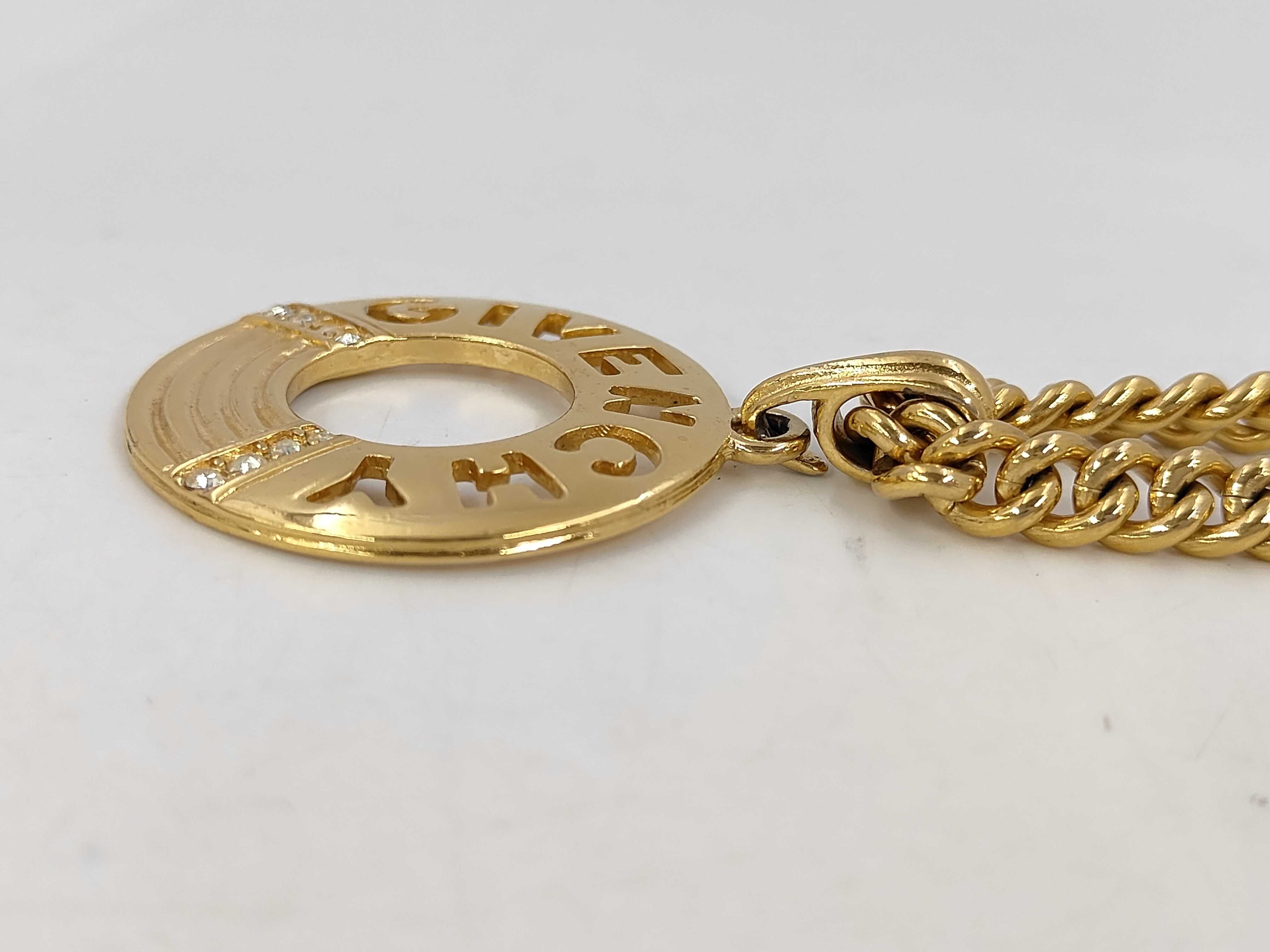 necklace, gold ring pendant necklace — view 4