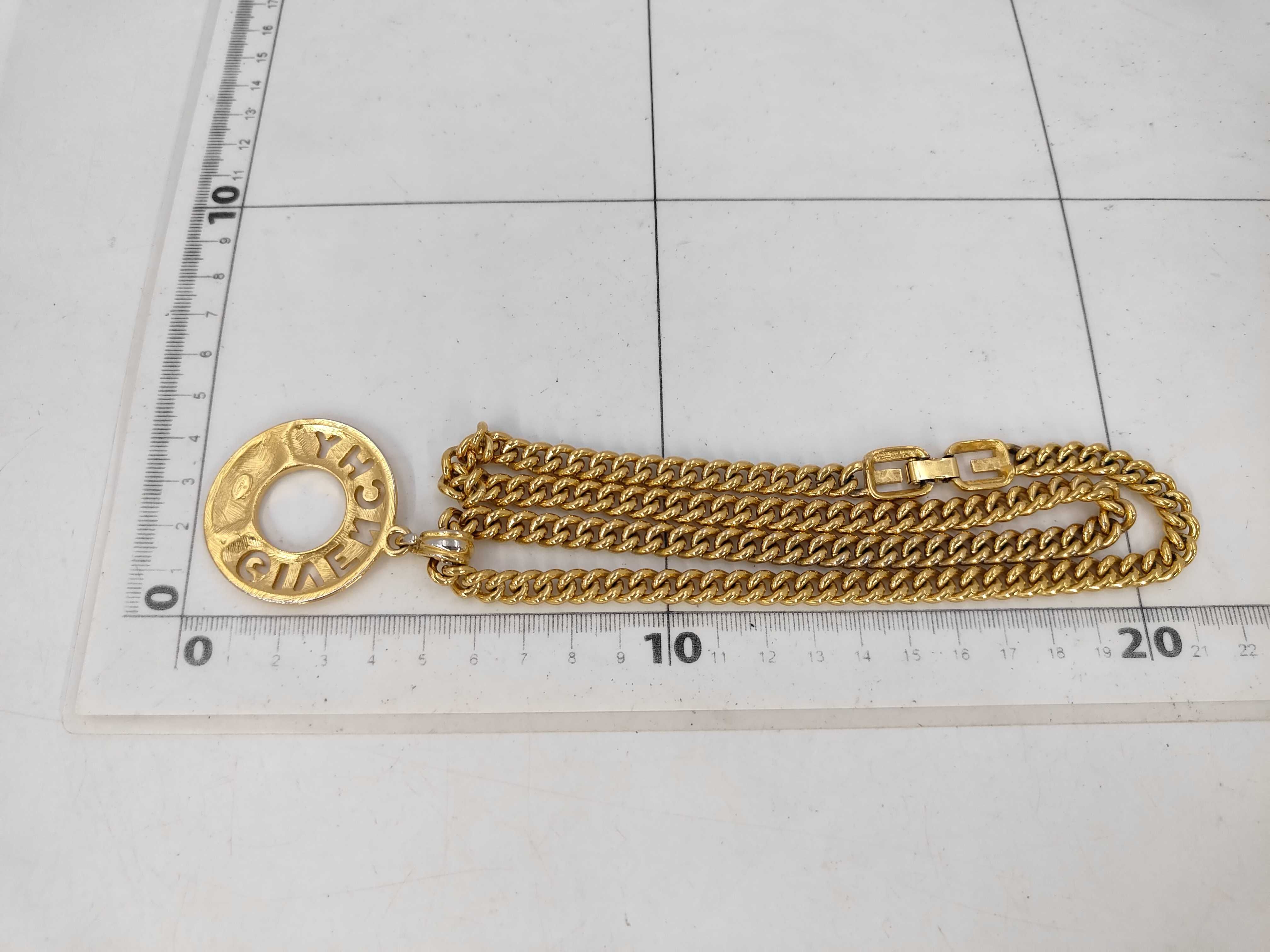 necklace, gold ring pendant necklace — view 7
