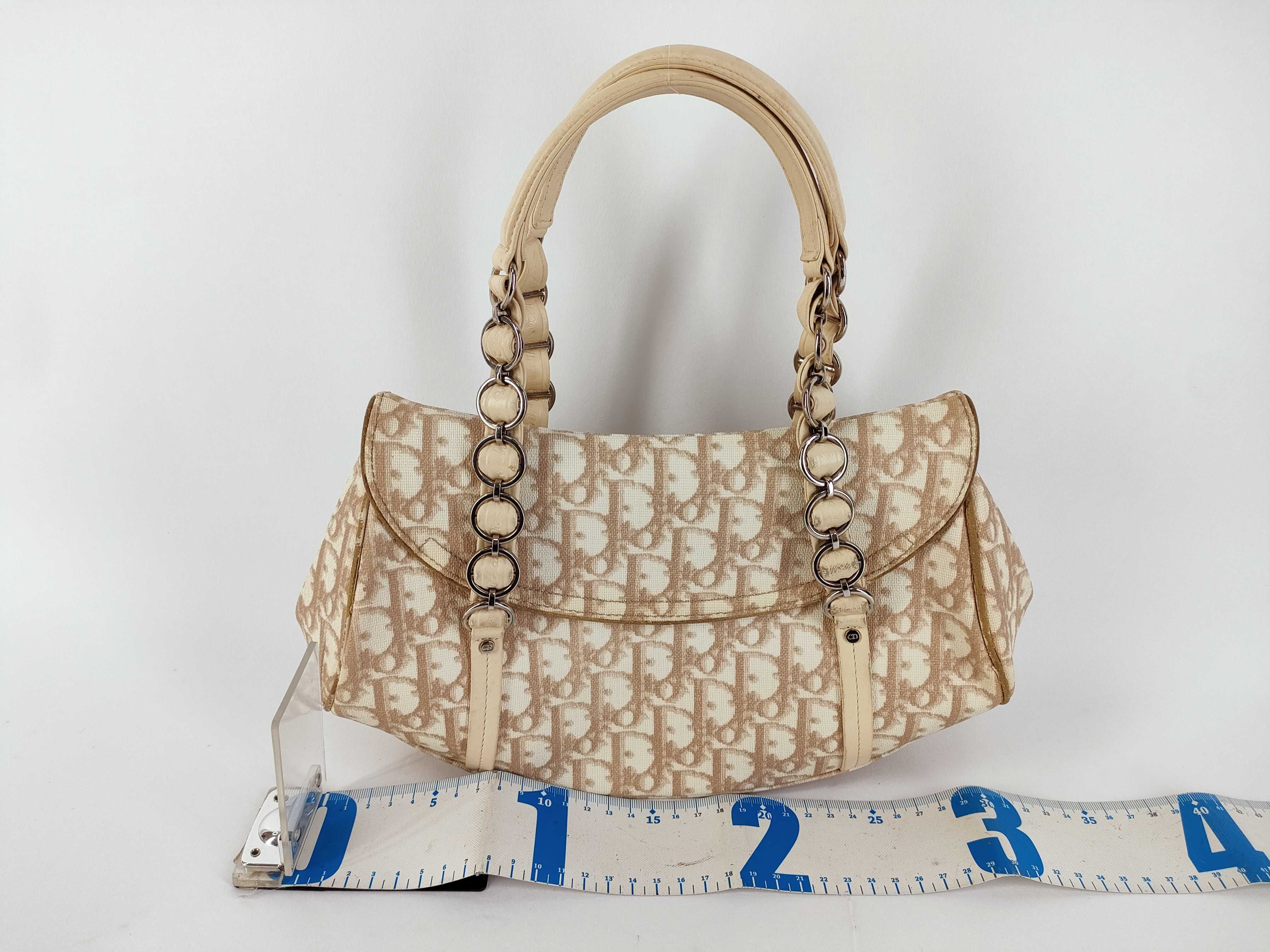 Trotter Christian Dior Handbag Romantic Trotter Oblique Handbag — view 2