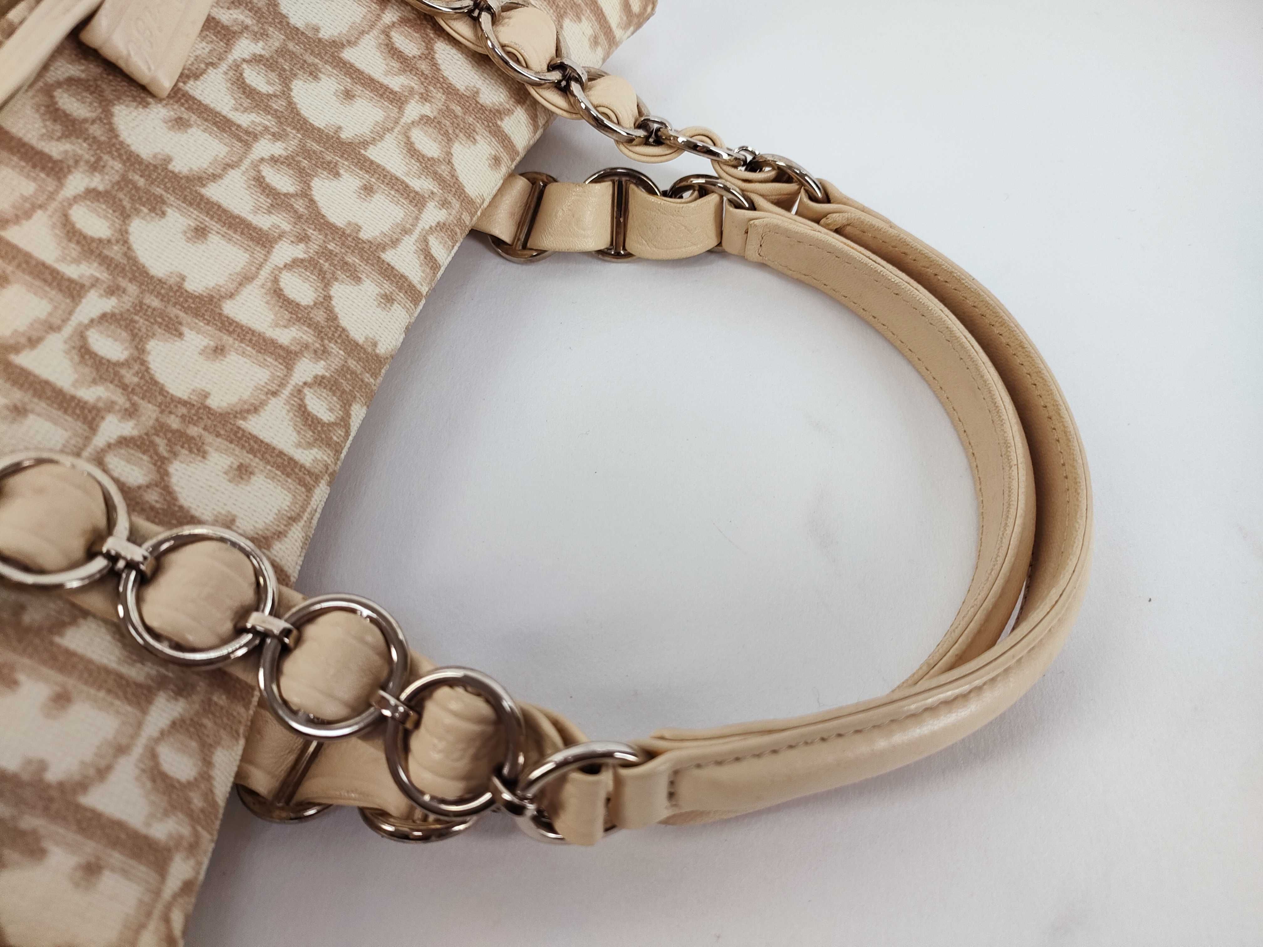 Trotter Christian Dior Handbag Romantic Trotter Oblique Handbag — view 3