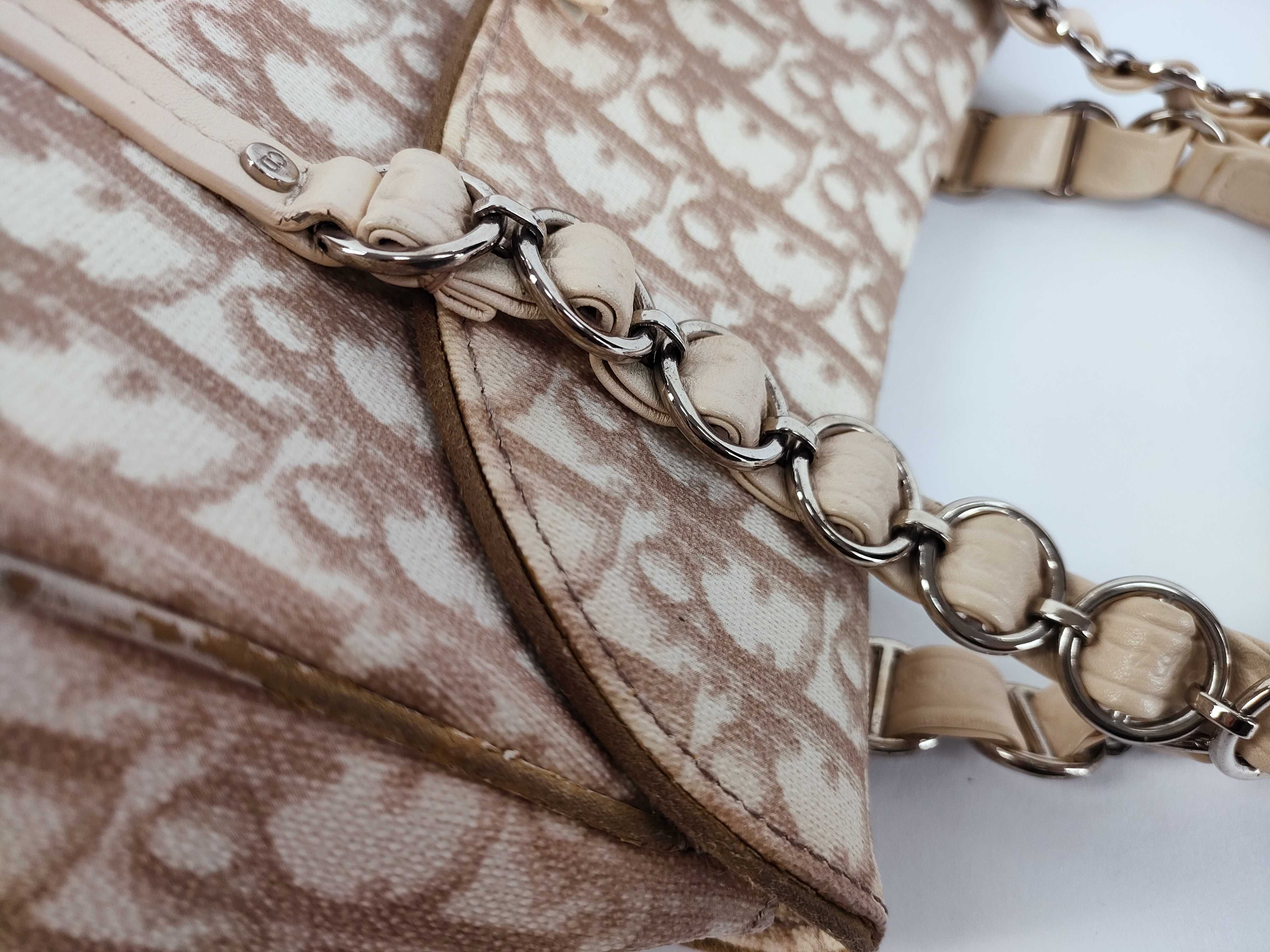 Trotter Christian Dior Handbag Romantic Trotter Oblique Handbag — view 5
