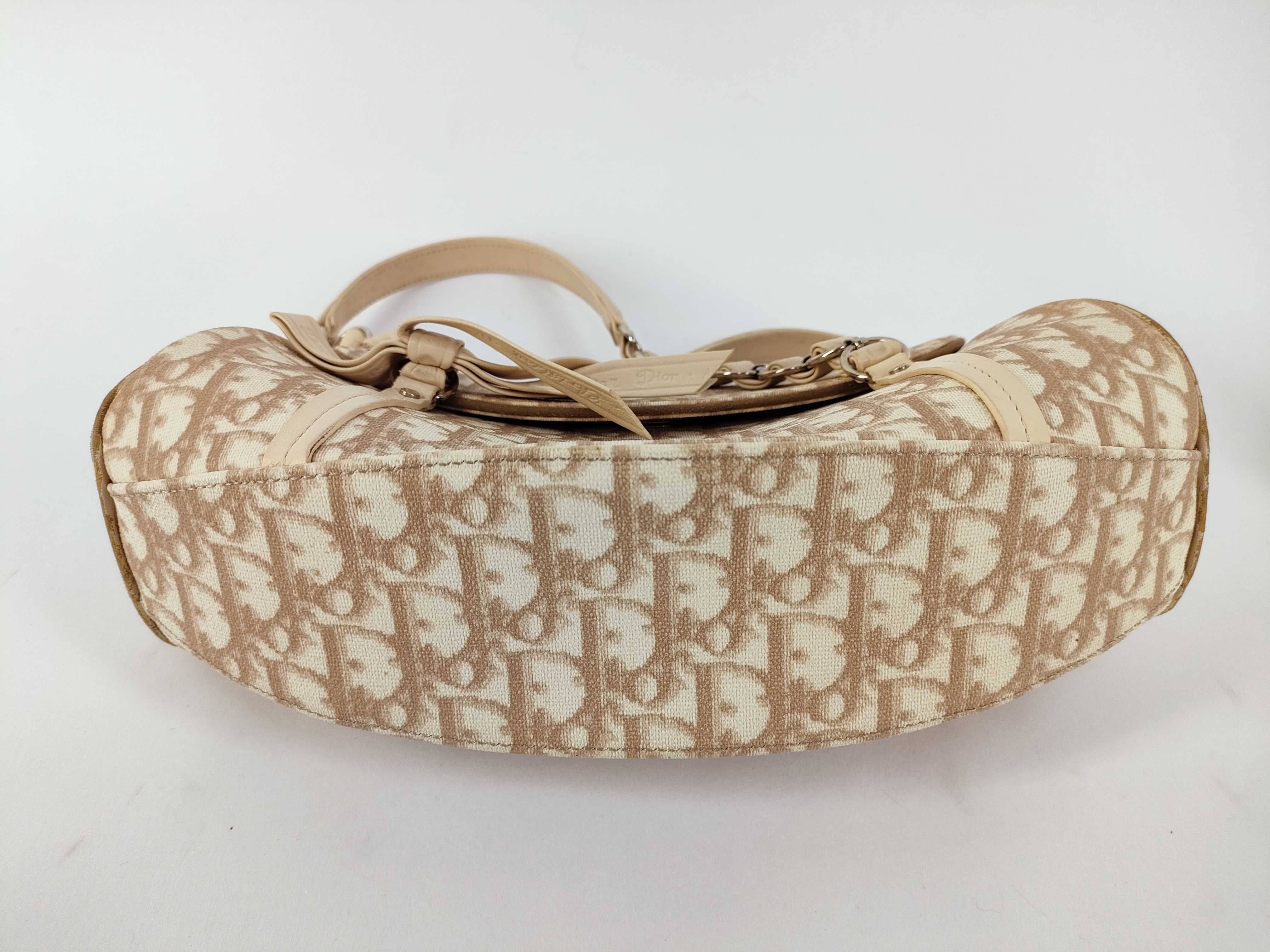 Trotter Christian Dior Handbag Romantic Trotter Oblique Handbag — view 7