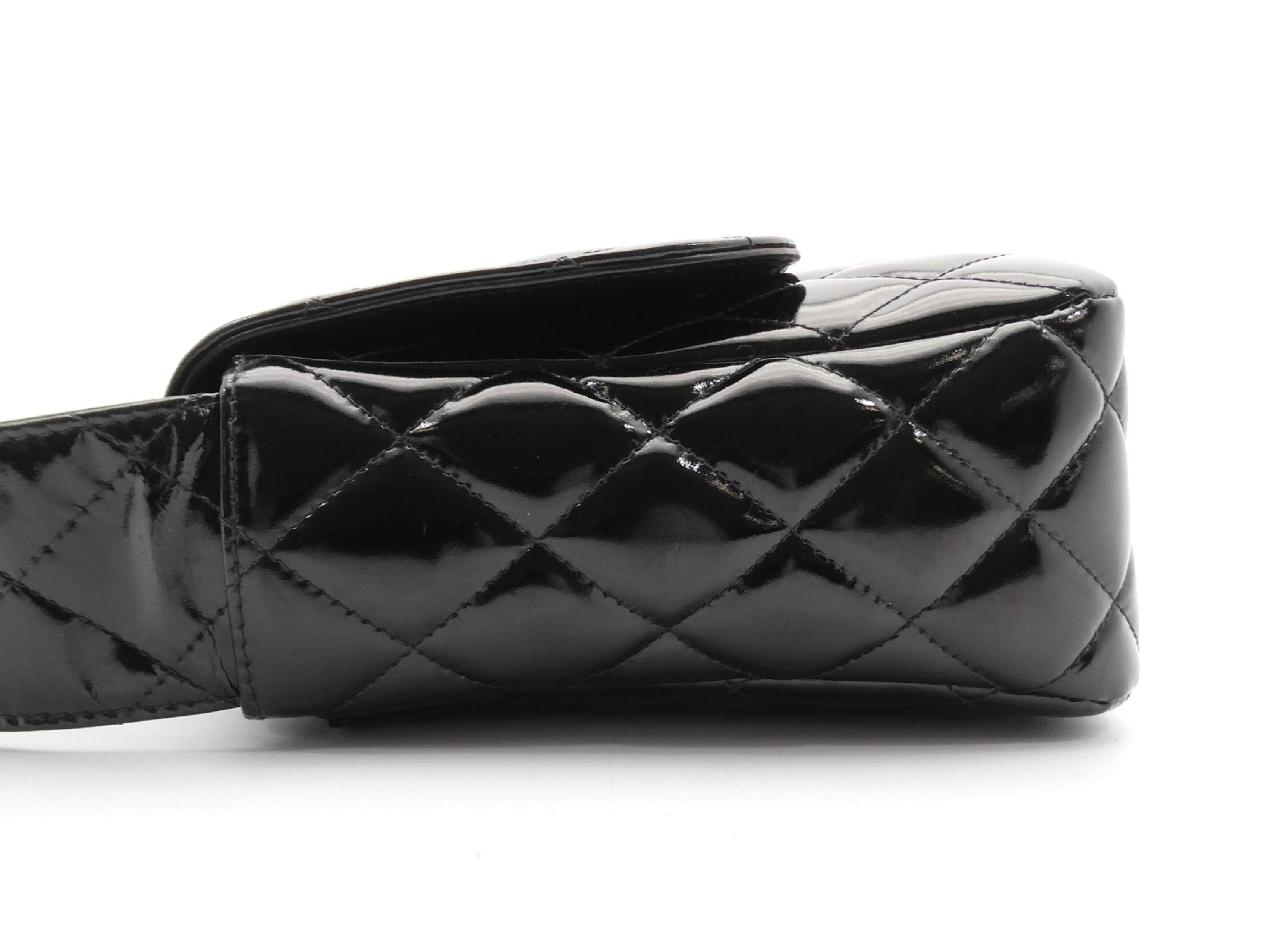 Matelassé Coco Mark Enamel Shoulder Bag — view 3