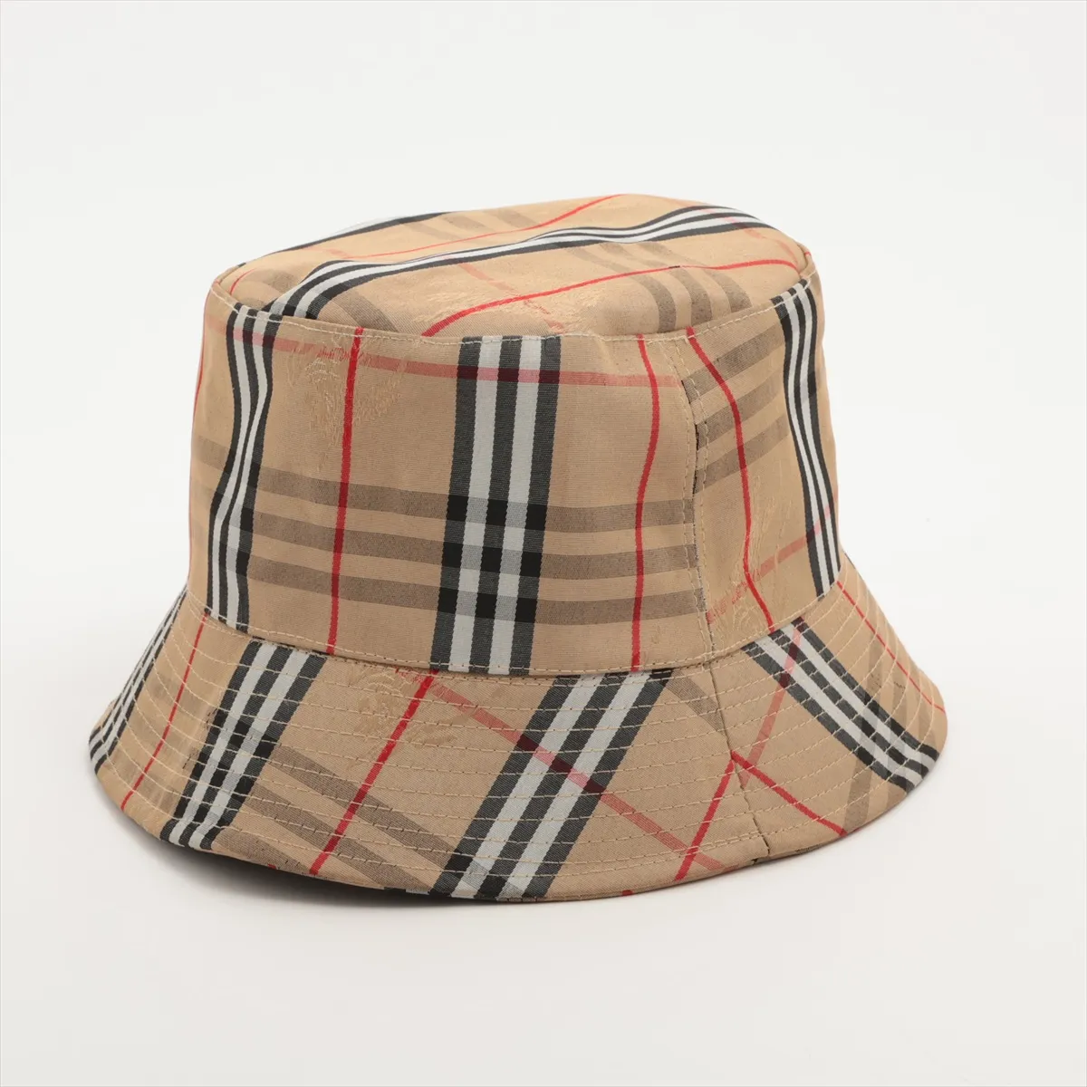 Blue Label Nova Check Bucket Hat Fabric Camel — view 2