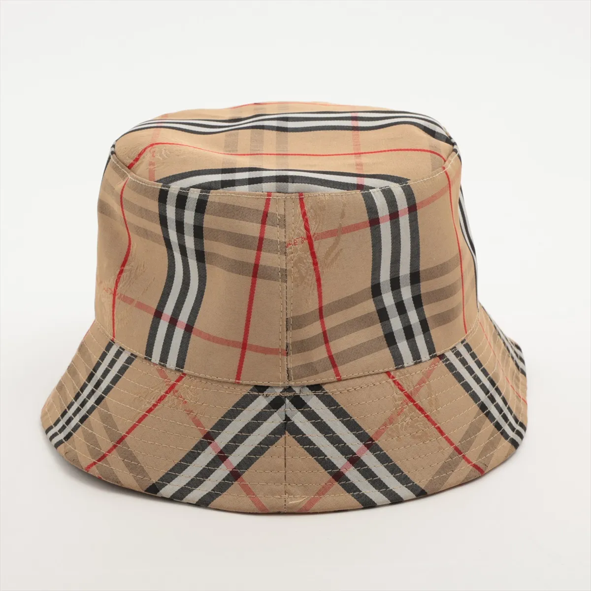 Blue Label Nova Check Bucket Hat Fabric Camel — view 3