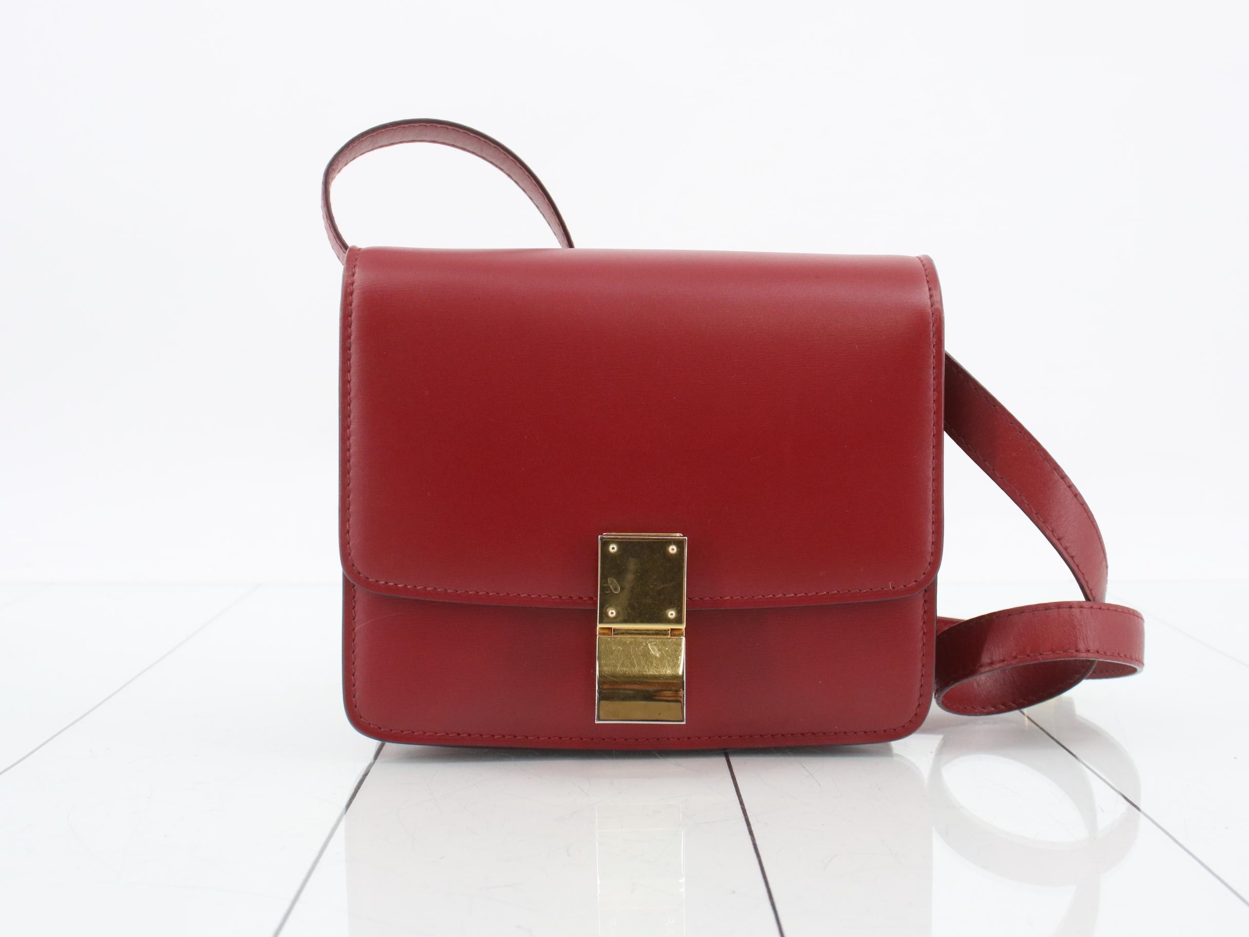 Classic Box Leather Shoulder Bag