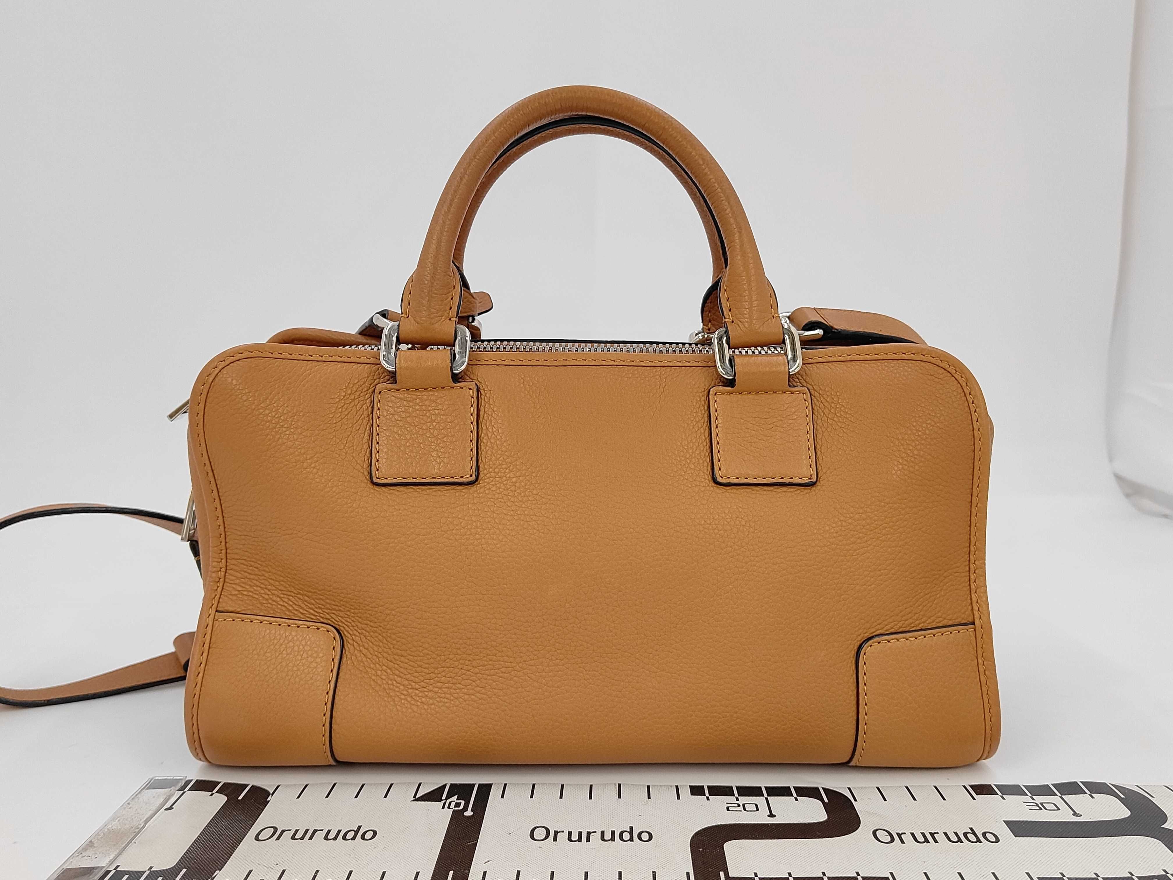 Amazona 28 2-Way Shoulder Bag Mini Boston Bag Light Caramel Brown Boston Bag — view 2