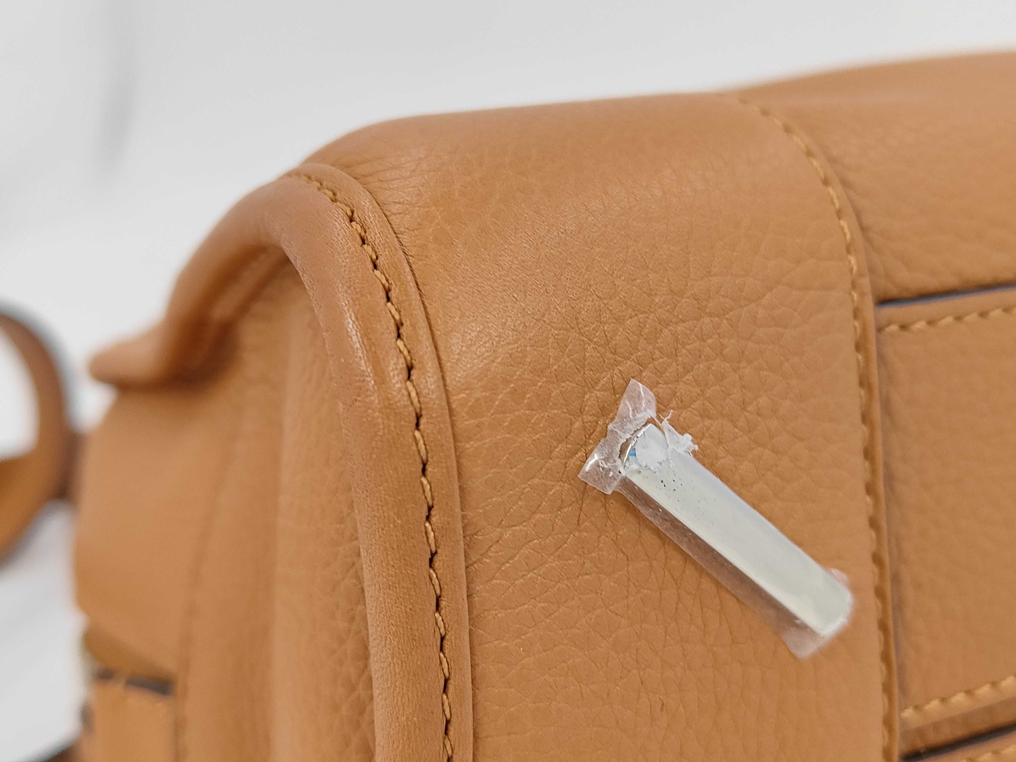 Amazona 28 2-Way Shoulder Bag Mini Boston Bag Light Caramel Brown Boston Bag — view 7