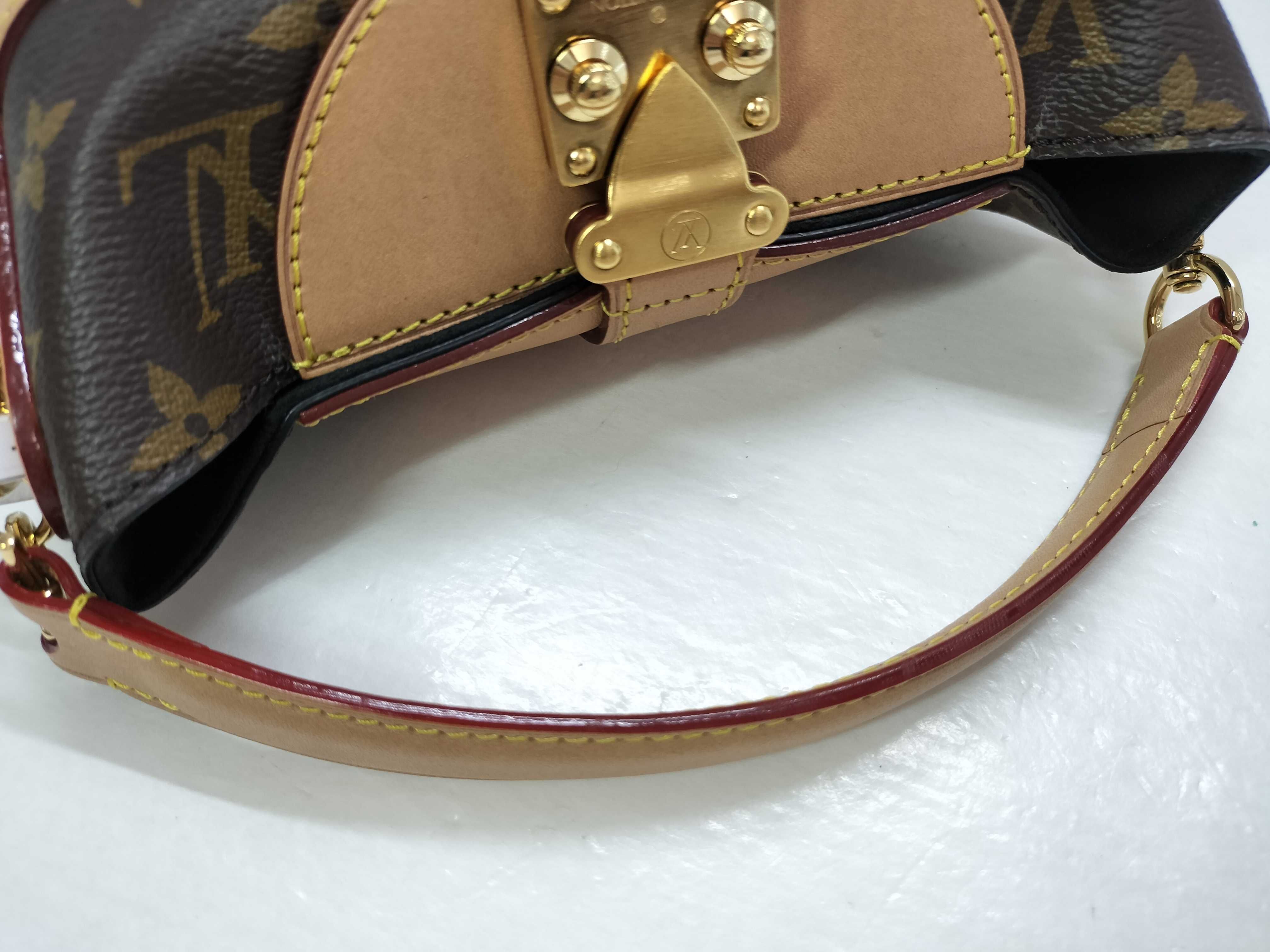 Monogram PH- Duffle Bucket Bag Brown Canvas Handbag — view 3
