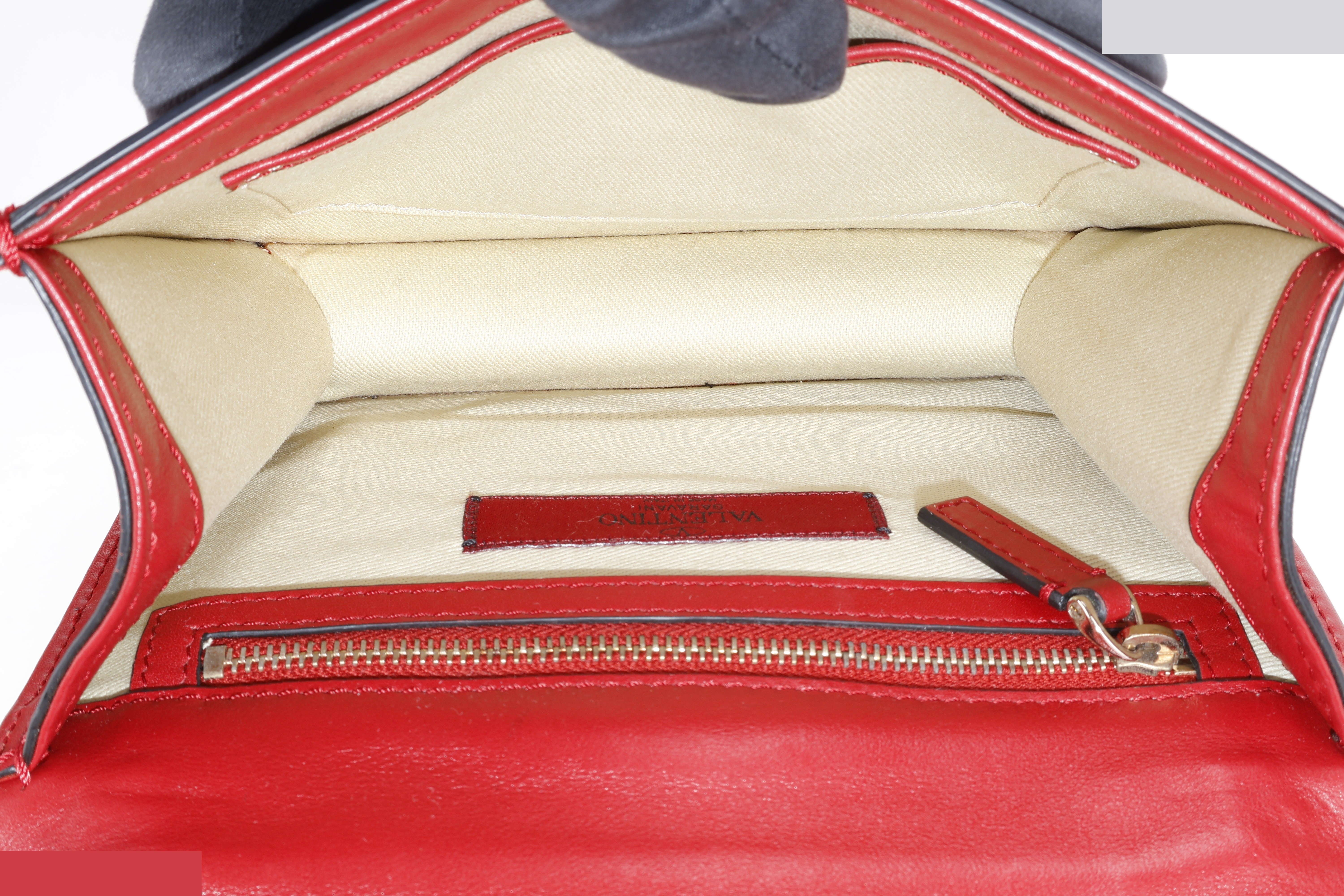 GARAVANI GLAM LOCK ROCKSTUD RED GHW — view 5
