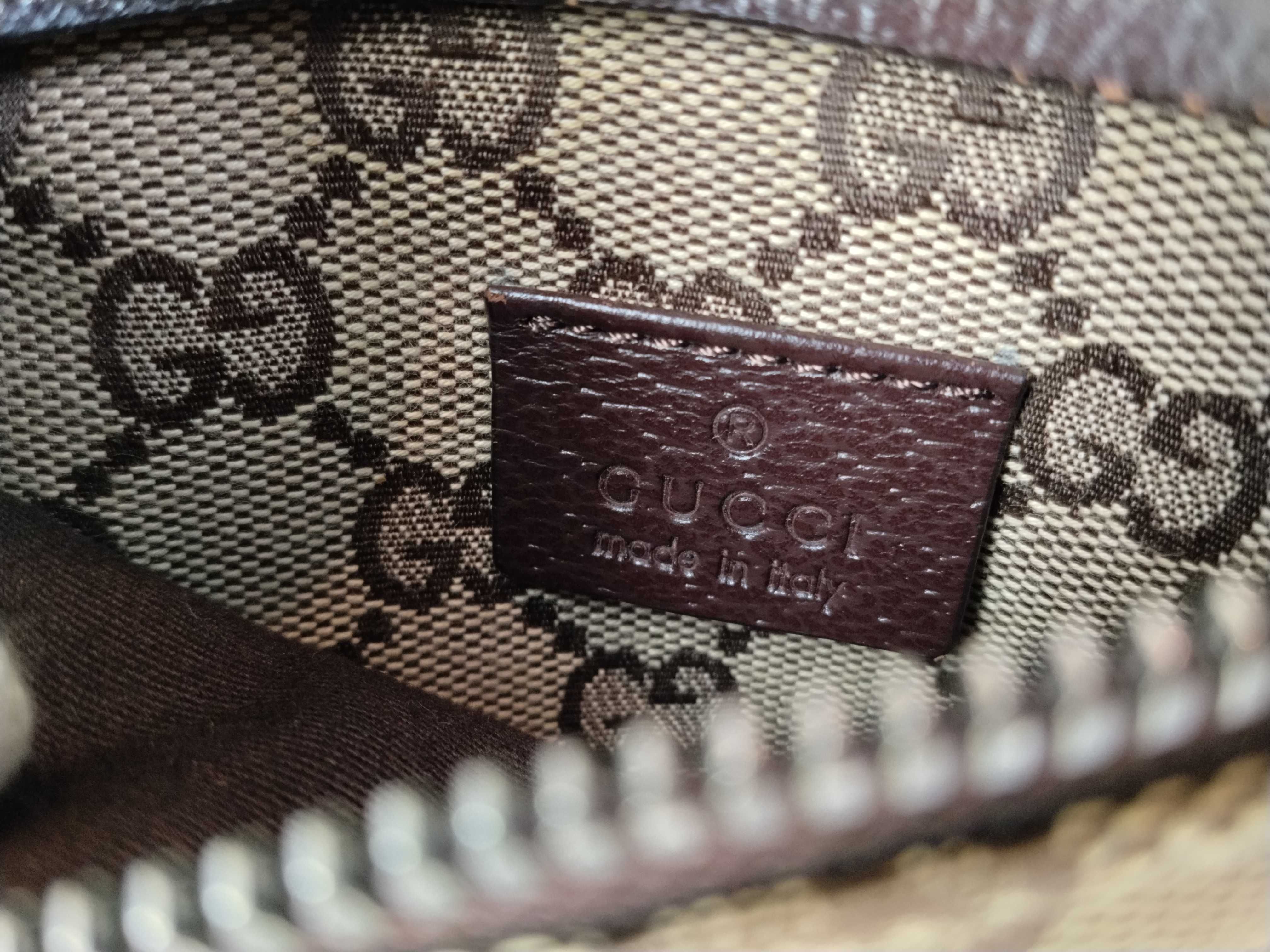 GG Canvas Body Bag, Gucci Body Bag, GG Canvas Leather, Sherry Line, Beige Waist Bag — view 13