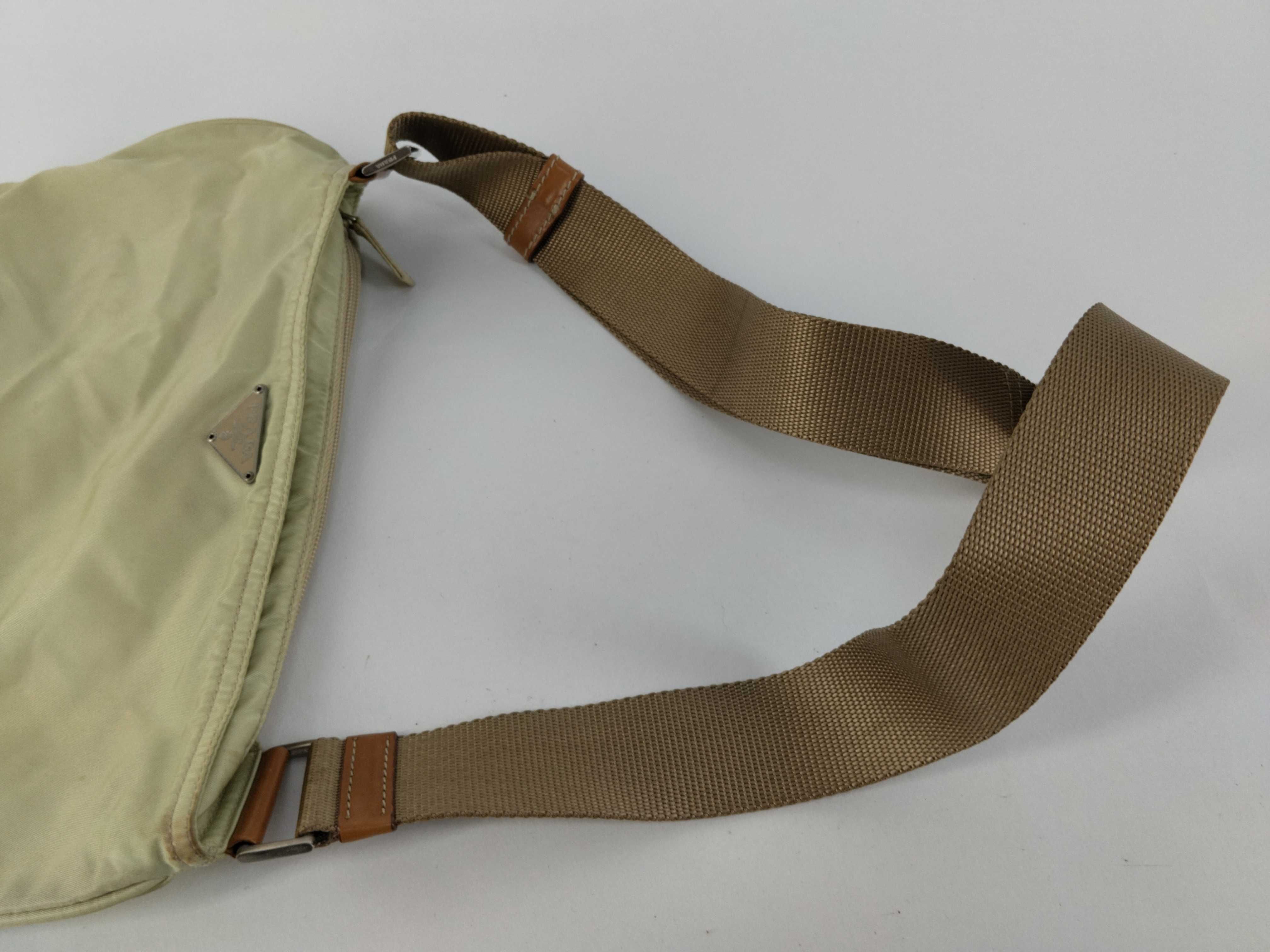 Nylon Prada Shoulder Bag Nylon Green Shoulder Bag — view 5