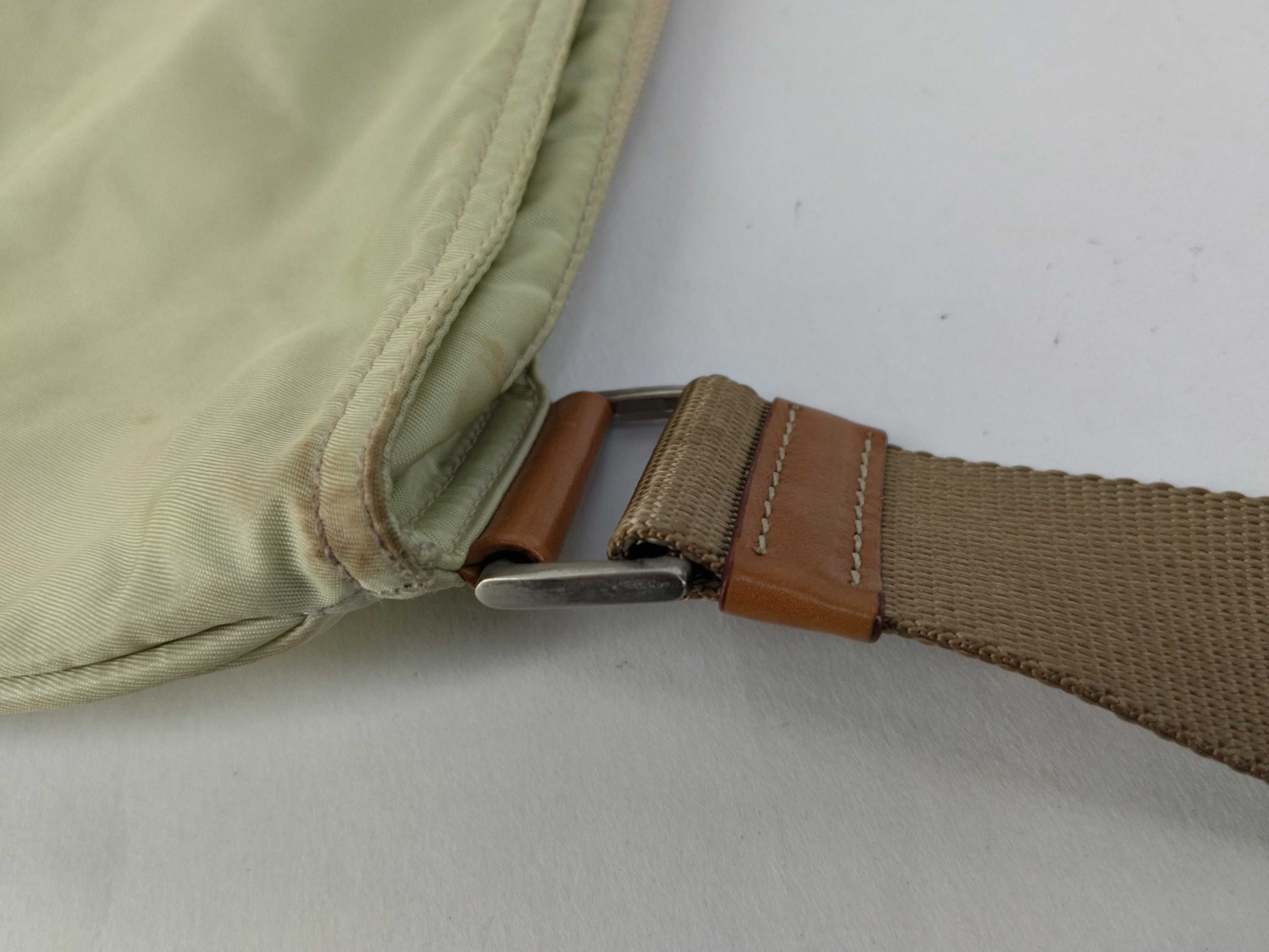 Nylon Prada Shoulder Bag Nylon Green Shoulder Bag — view 7