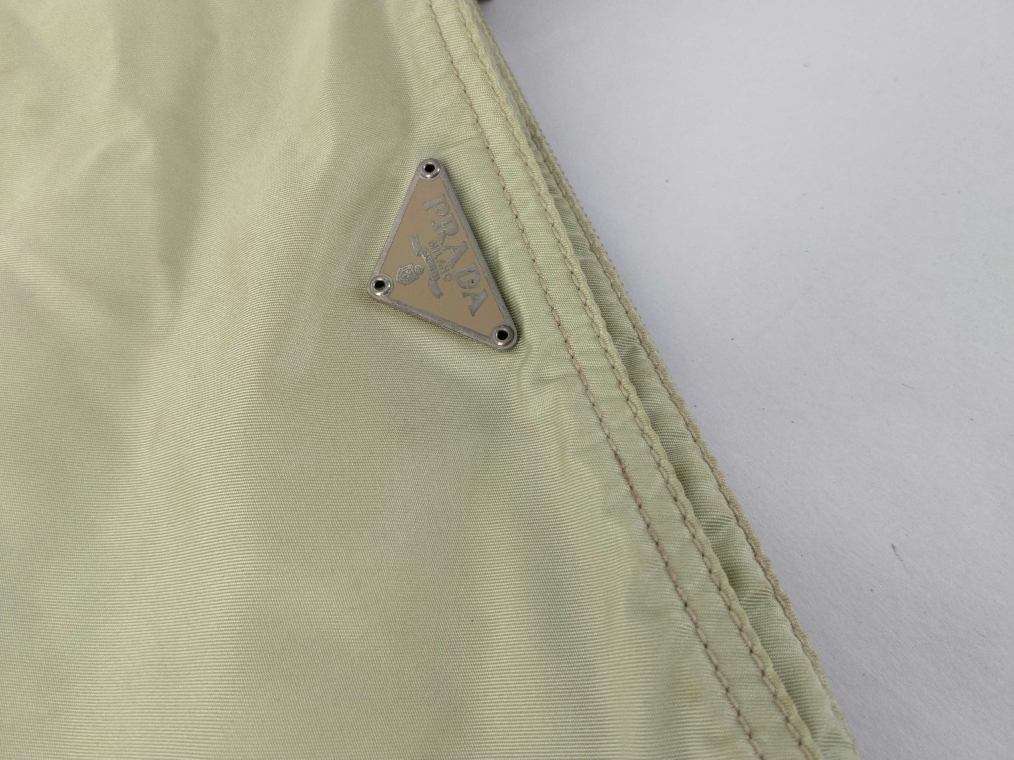 Nylon Prada Shoulder Bag Nylon Green Shoulder Bag — view 8