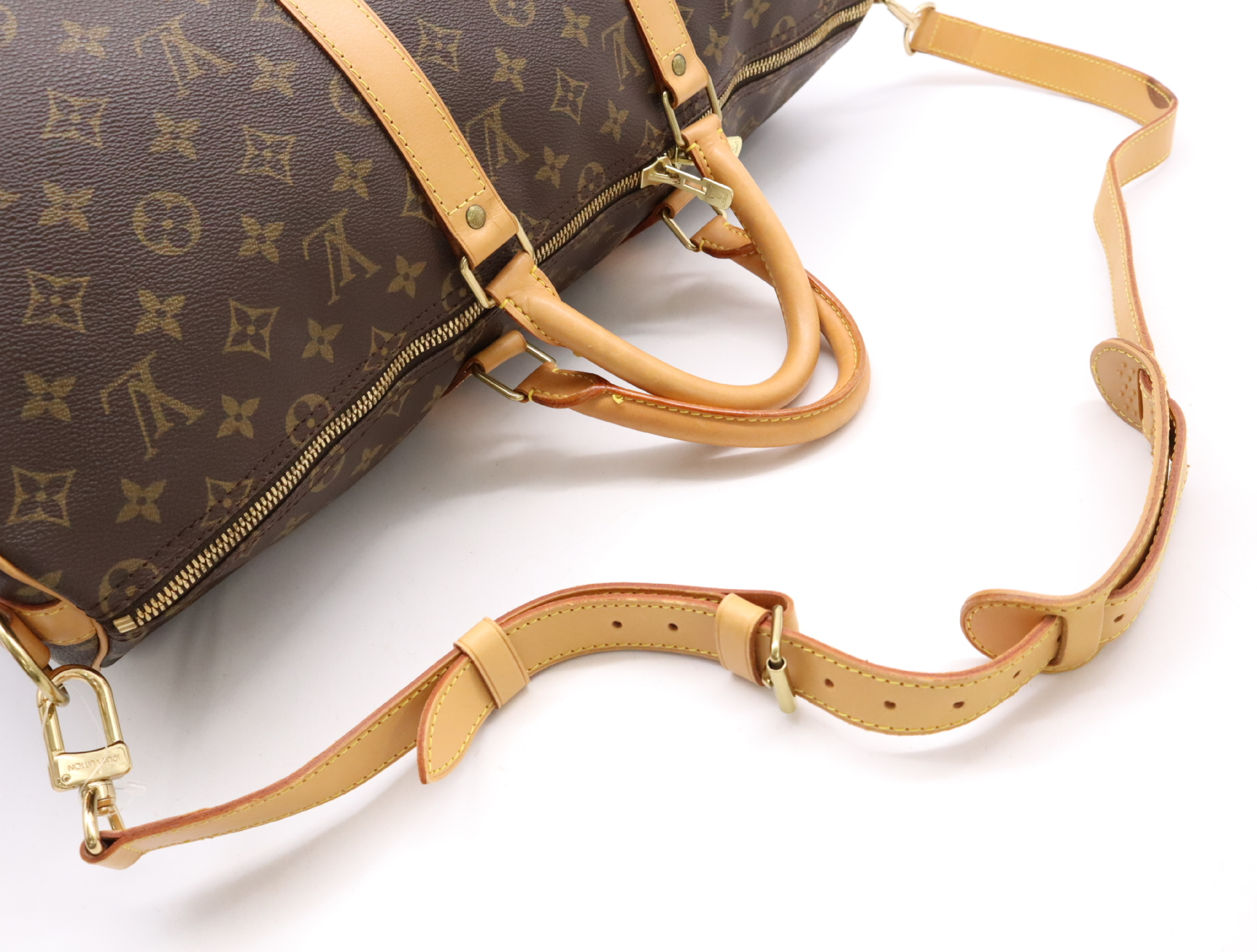 M41416 Monogram Keepall Bandouliere 50 Boston Bag with Shoulder Strap — view 12