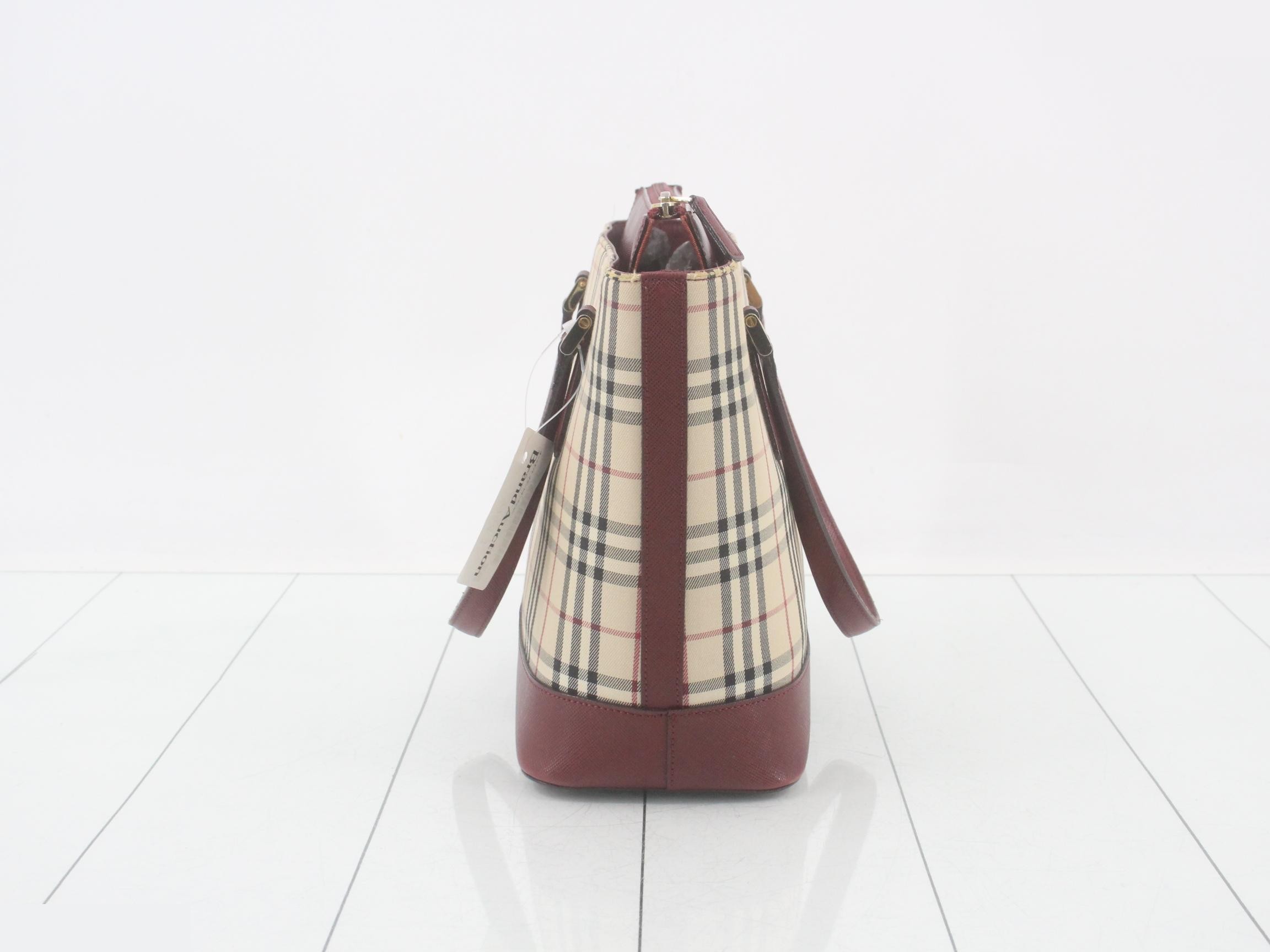 Nova Check Tote Bag — view 4