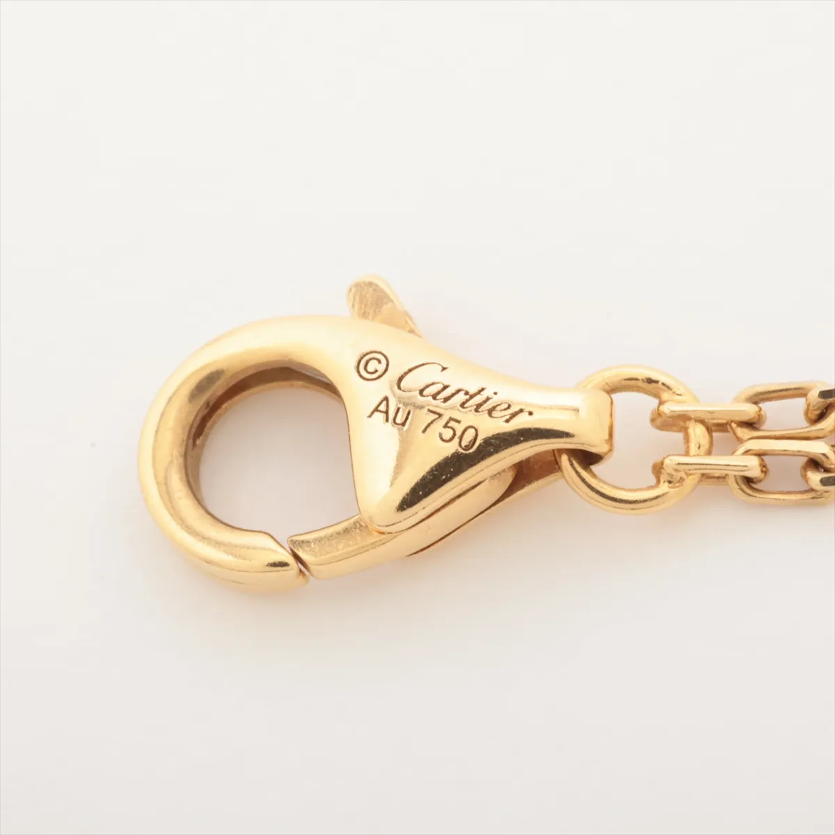 Love Circle 2P Diamond Bracelet 750(YG) 4.5g FCD678 Damage — view 5