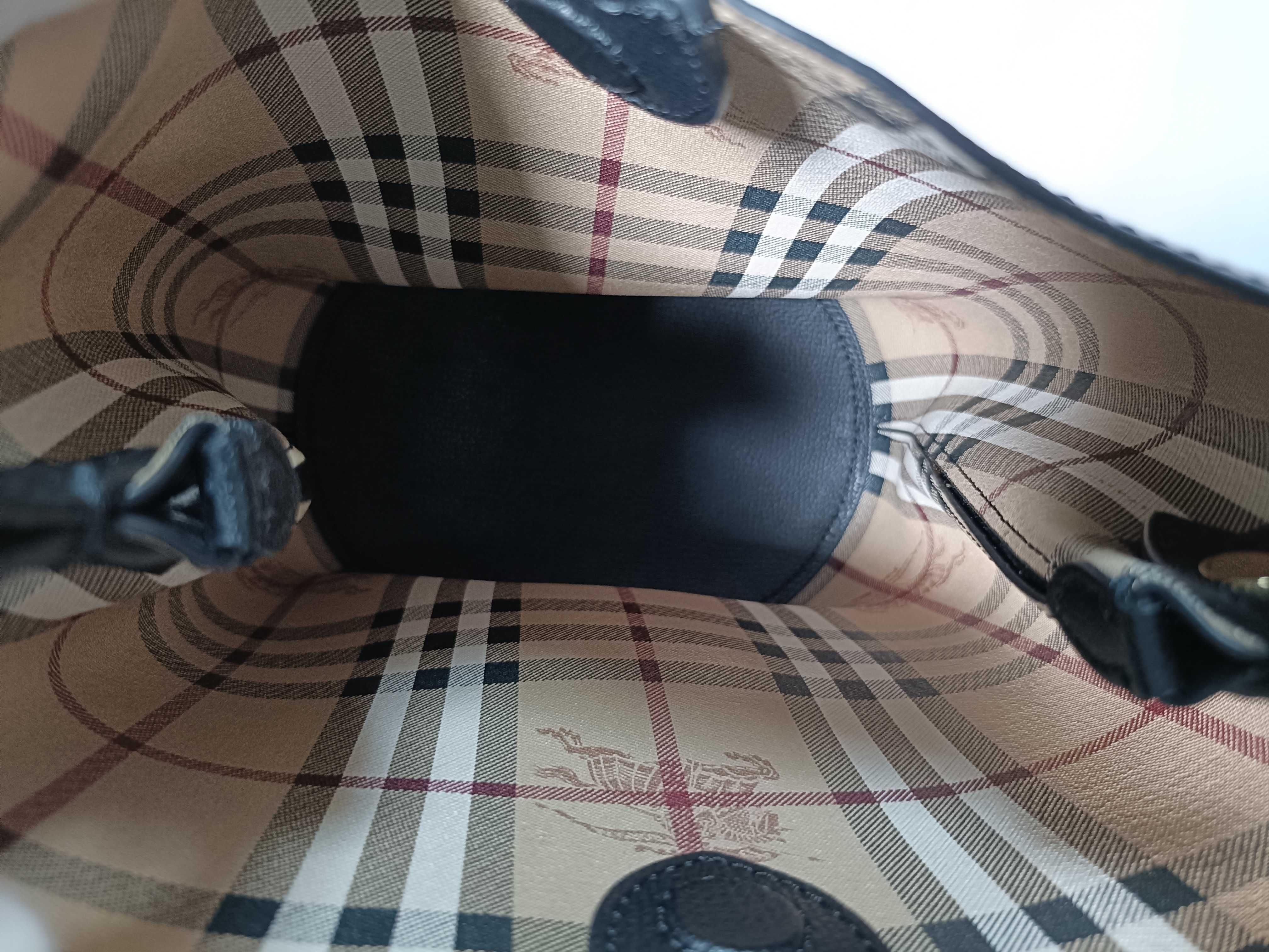 Bucket Tote Nova Check Shoulder Bag — view 7